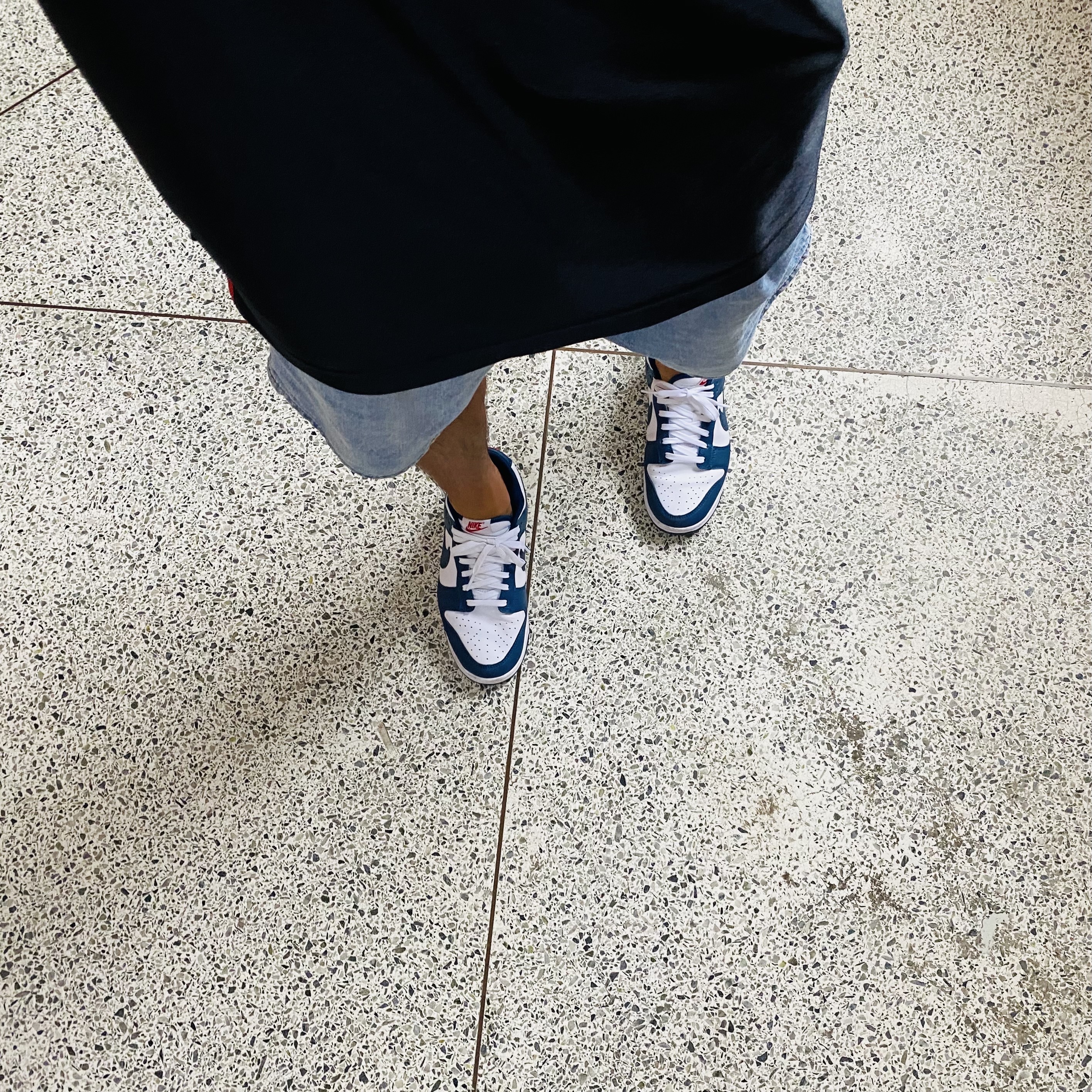 Nike Dunk Low Retro Valerian Blue 착용 스타일