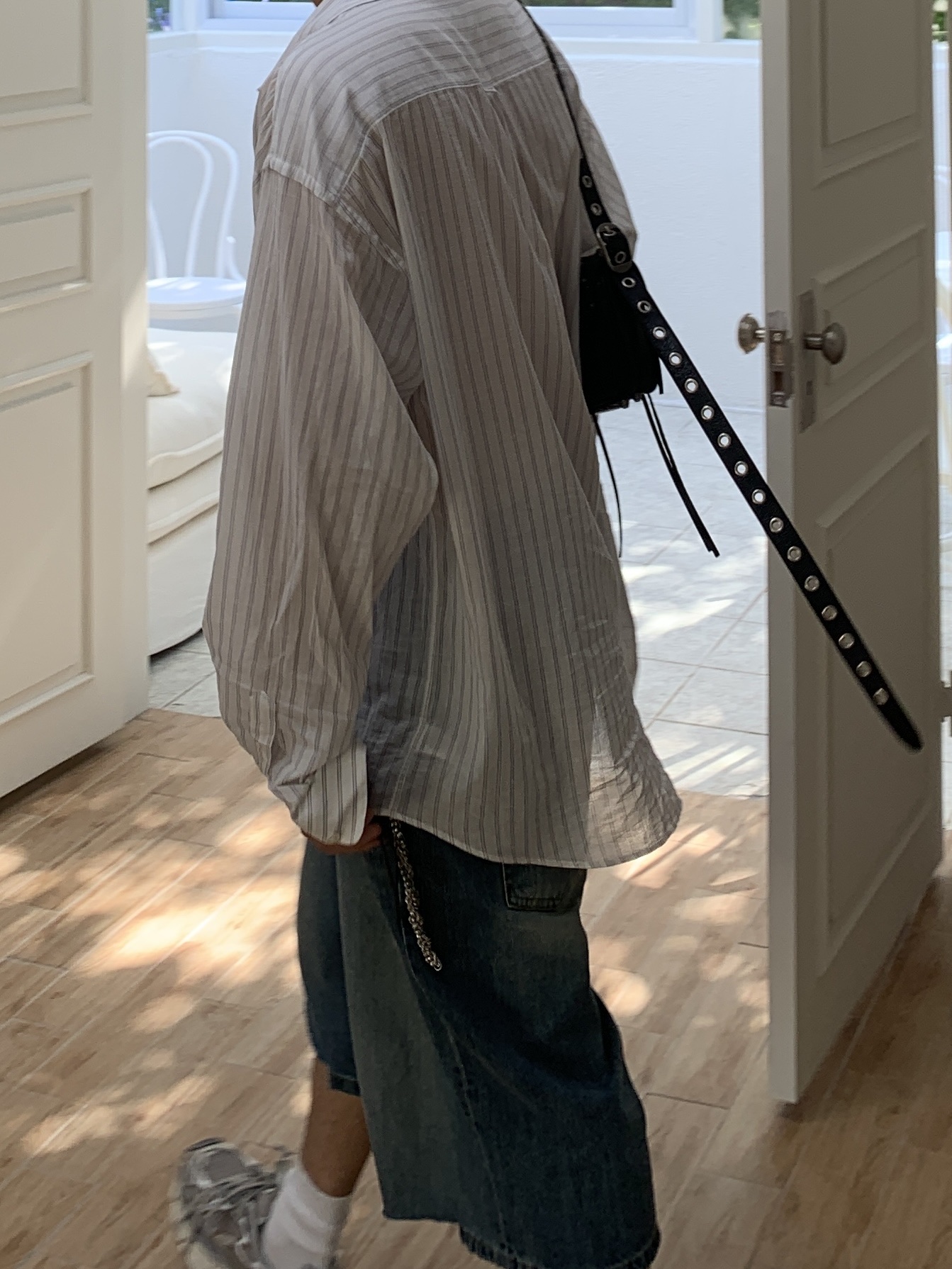 (W) Balenciaga 3XL Sneakers Light Beige, Balenciaga 3XL Sneakers Light Beige 착용 스타일 - 5