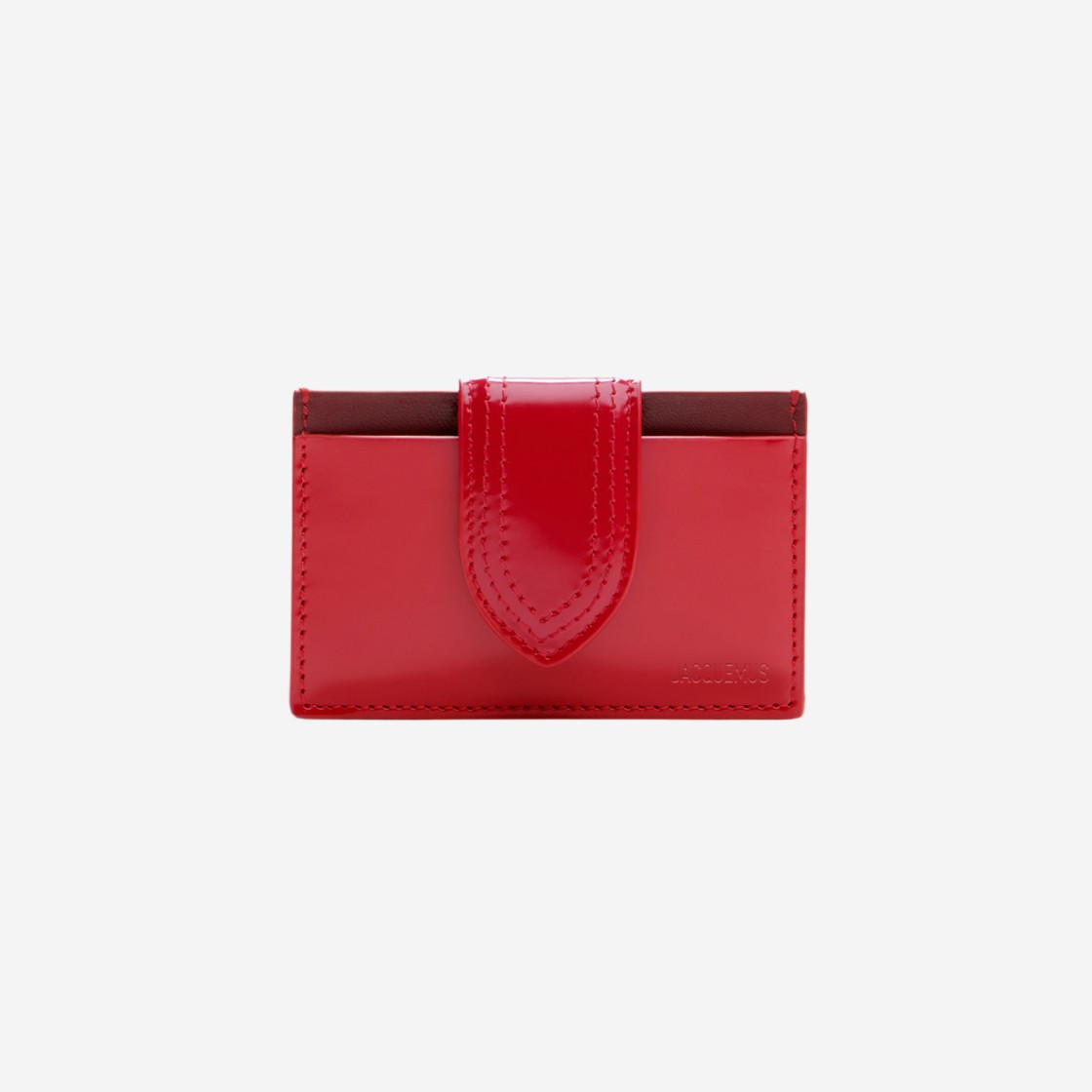 Jacquemus Le Porte Carte Bambino Flap Coin Purse Red 상세 이미지 1