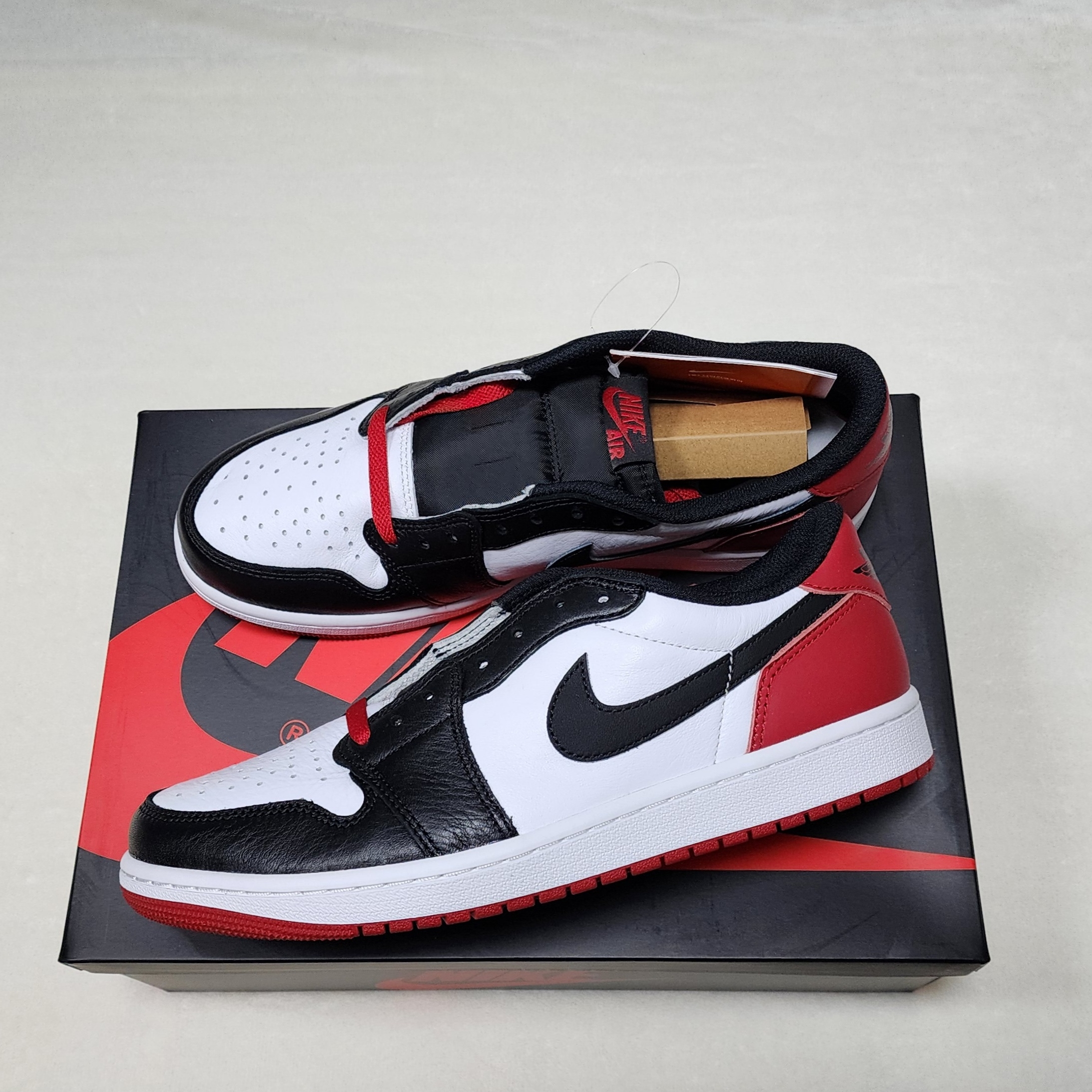 Jordan 1 Retro Low OG Black Toe 착용 스타일