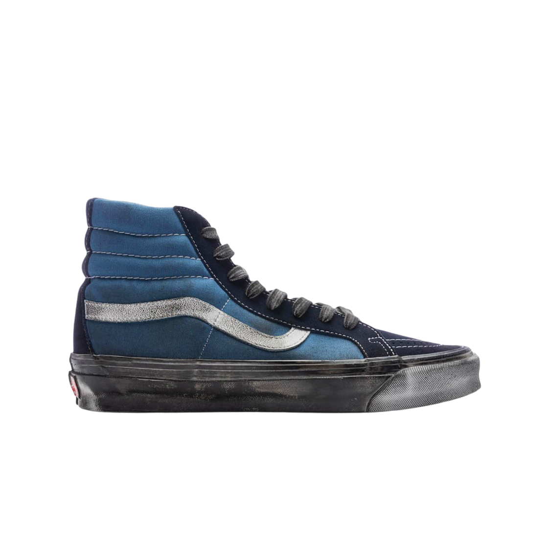 반스 볼트 OG 스케이트 하이 LX 스트레스드 네이비(Vans Vault OG Sk8-Hi LX Stressed Navy) - 1