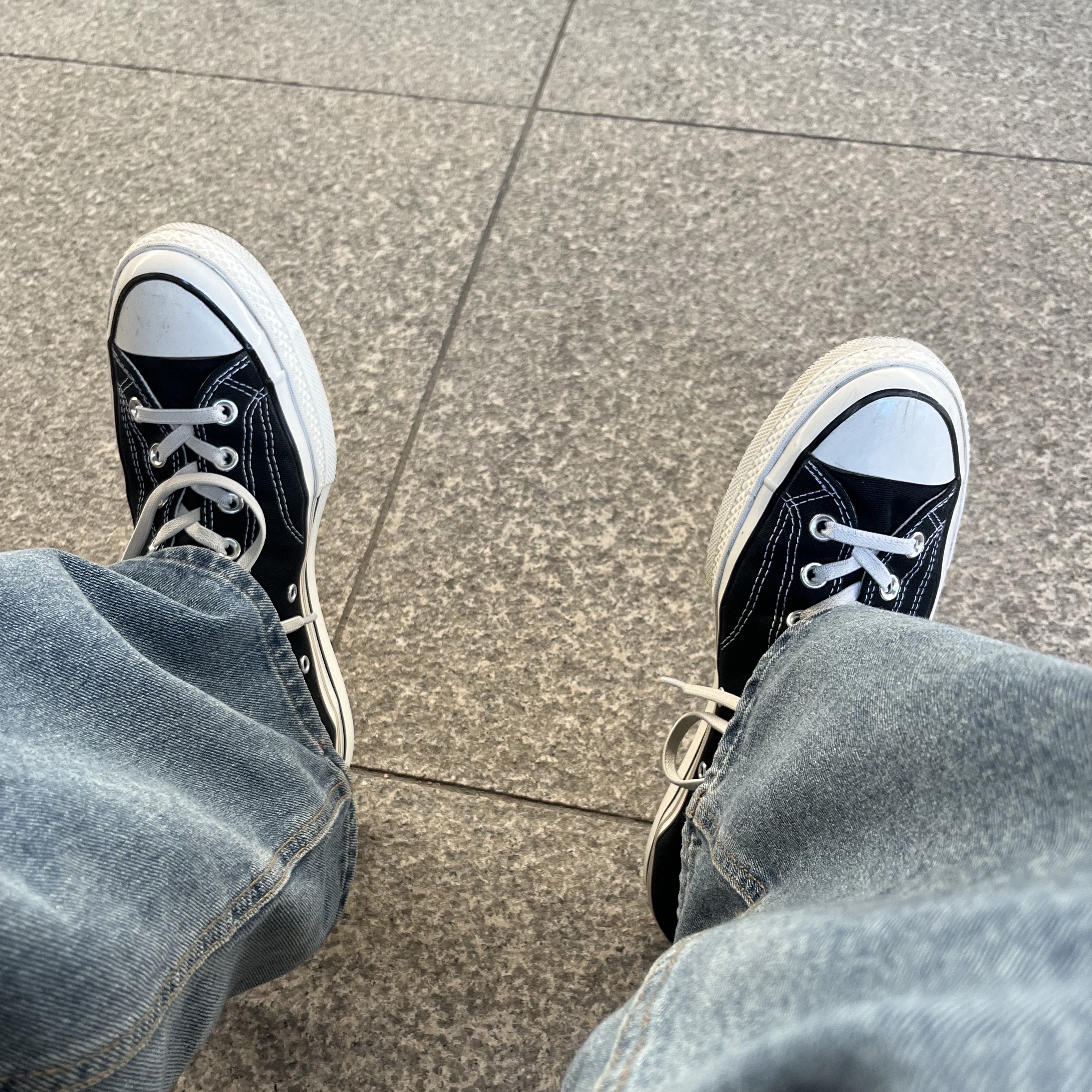 Converse Chuck 70 Hi Black 착용 스타일