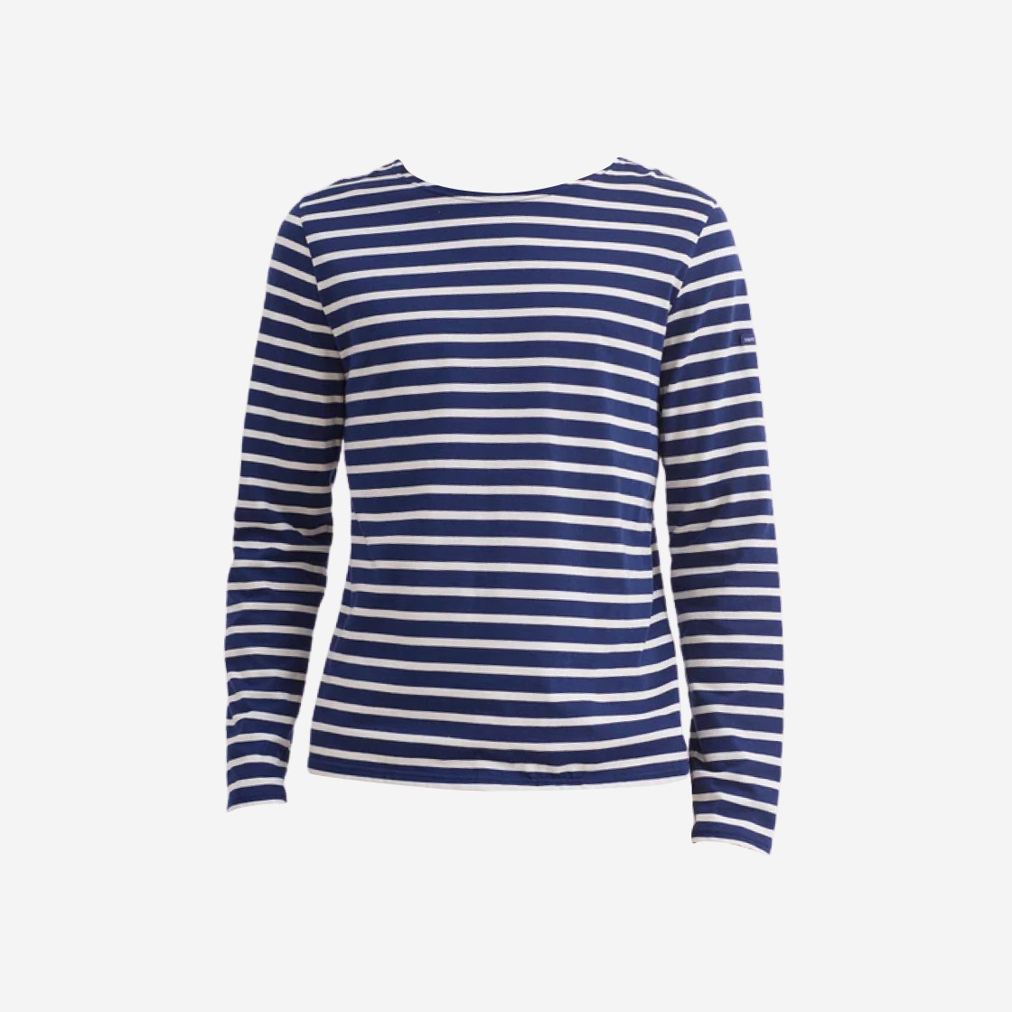 Saint James Minquiers Modern Striped Sailor Long Sleeve T-Shirt Marine Ecru 상세 이미지 1