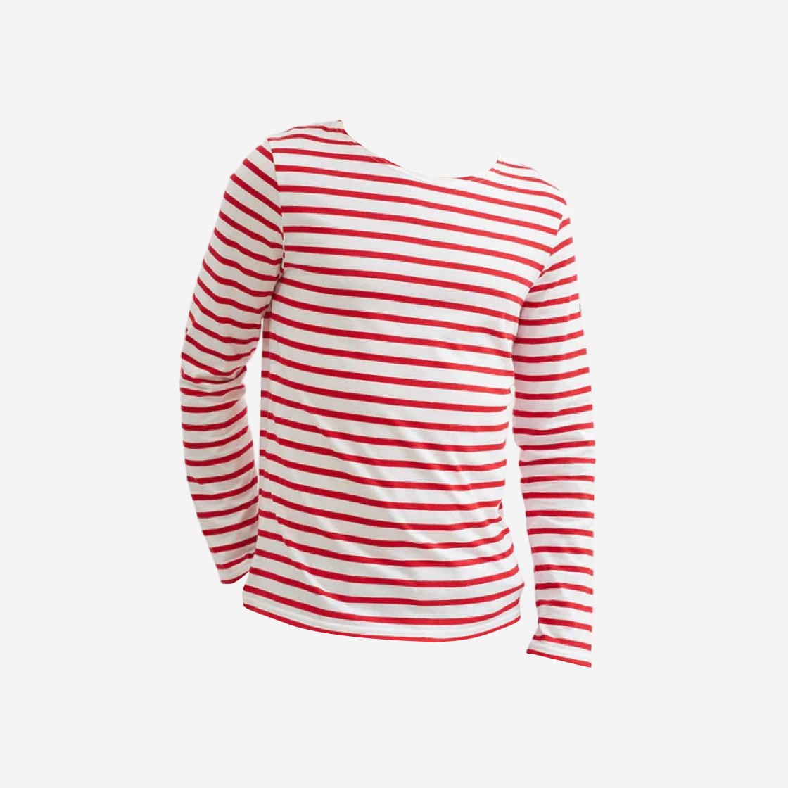 Saint James Minquiers Modern Striped Sailor Long Sleeve T-Shirt Neige Tulipe 상세 이미지 1