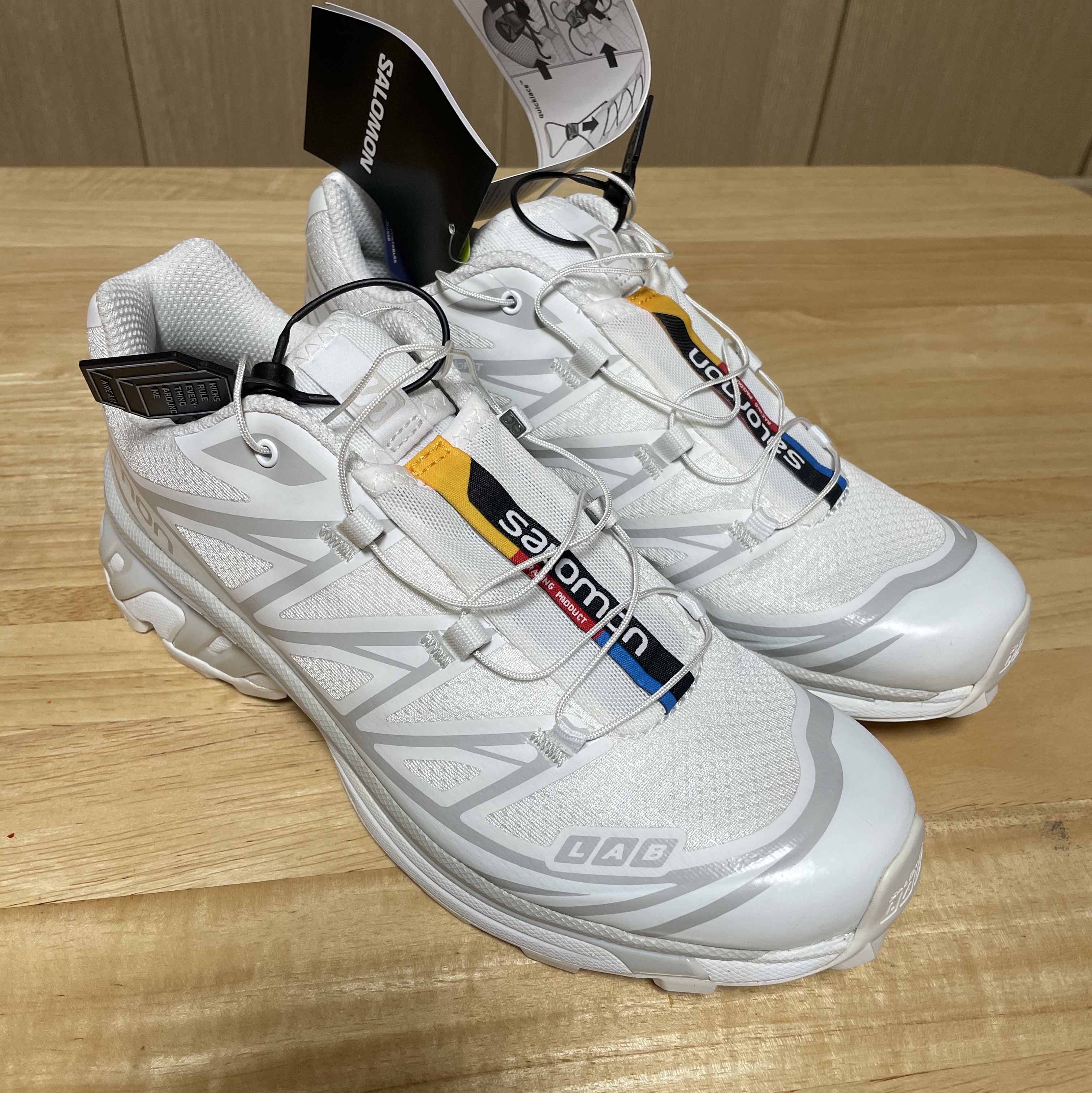 Salomon XT-6 ADV White 착용 스타일