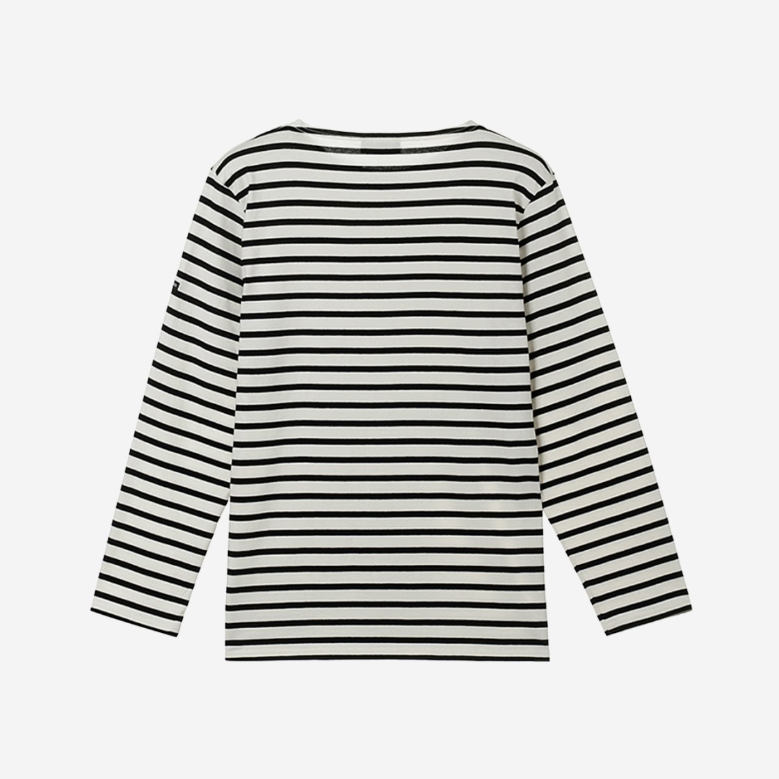 Saint James Minquiers 18 Striped Sailor Long Sleeve T-Shirt Ecru Noir 상세 이미지 2