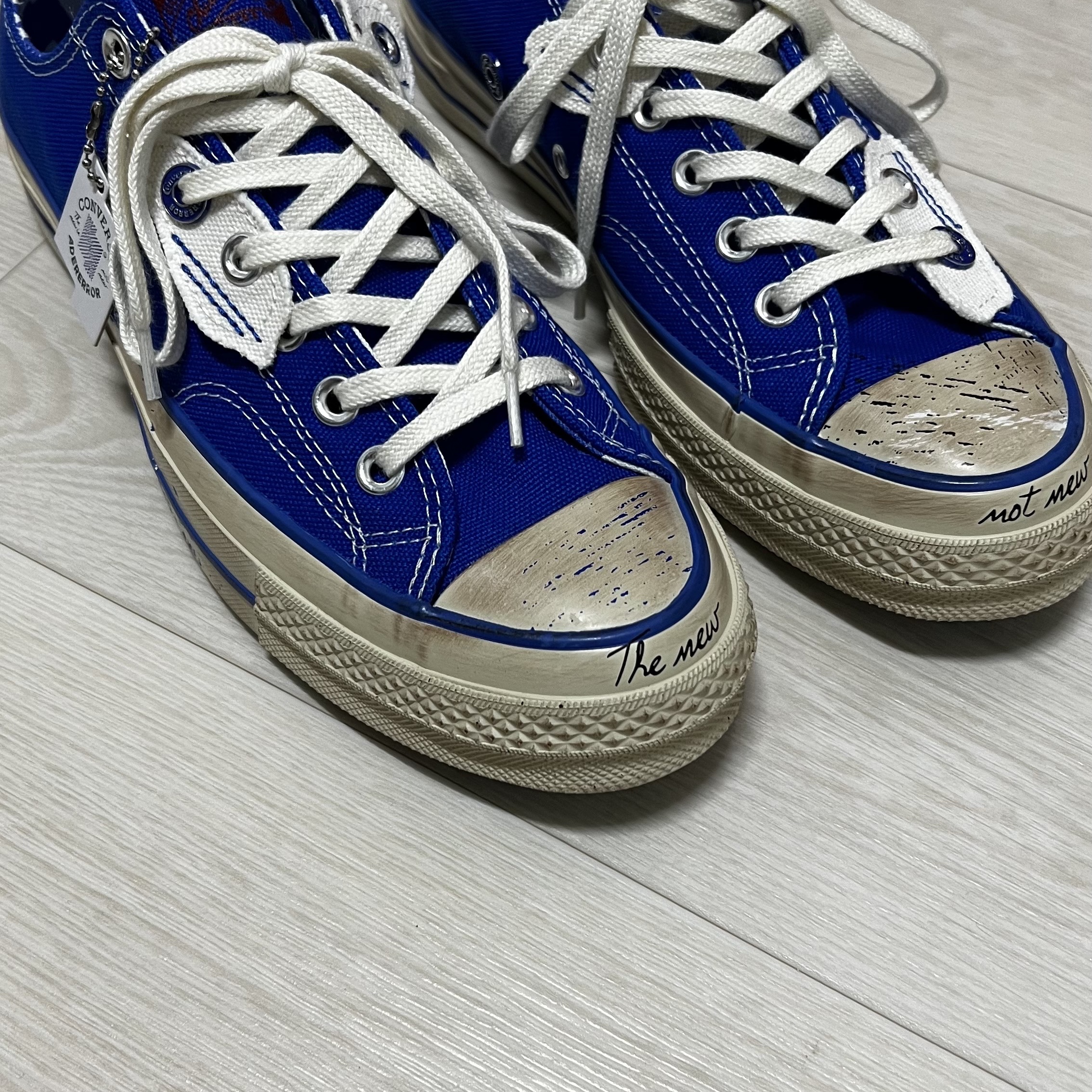 Converse x Ader Error Chuck 70 Ox Imperial Blue 착용 스타일