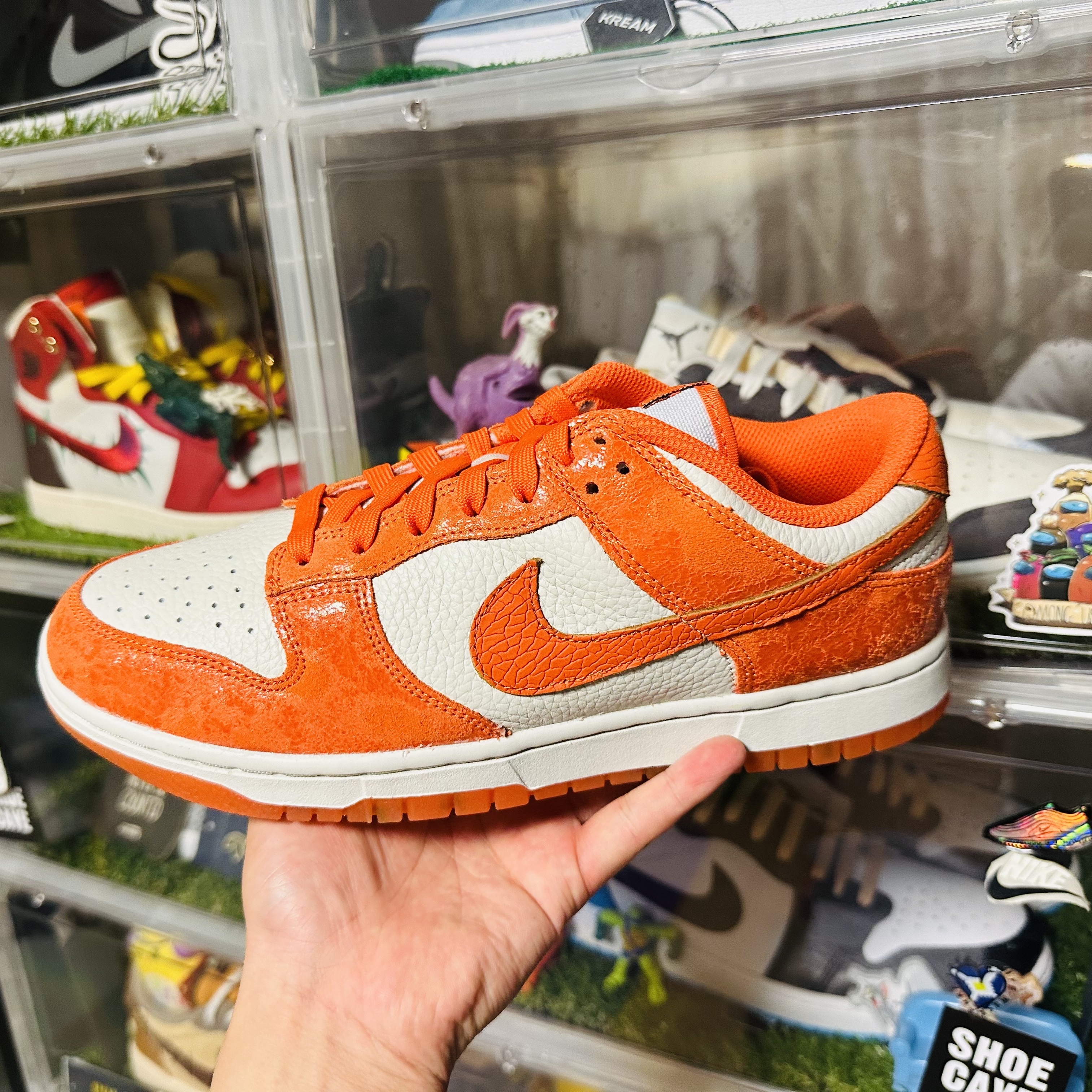 (W) Nike Dunk Low Total Orange, Jordan 1 Low Kkachi 착용 스타일 - 2