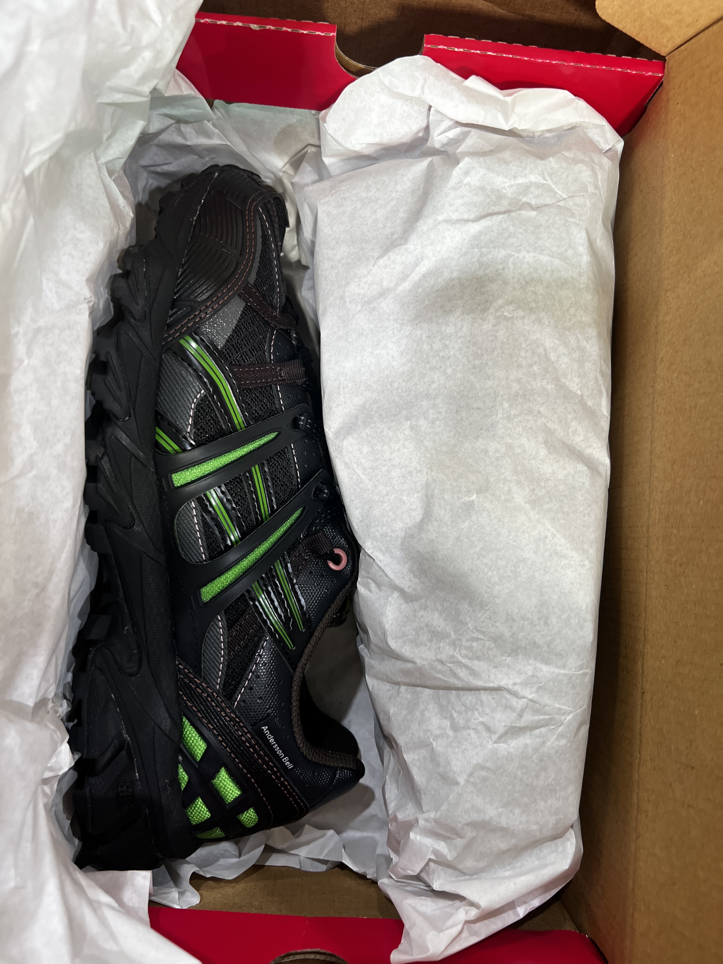 Asics x Andersson Bell Gel-Sonoma 15-50 Black Green 착용 스타일