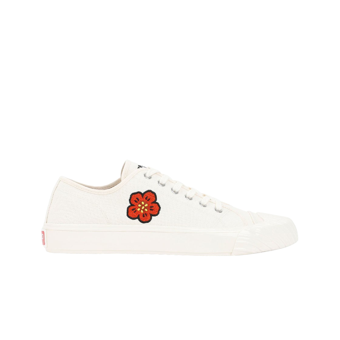 FD55SN010F7304 Kenzo School Low Top Sneakers Cream