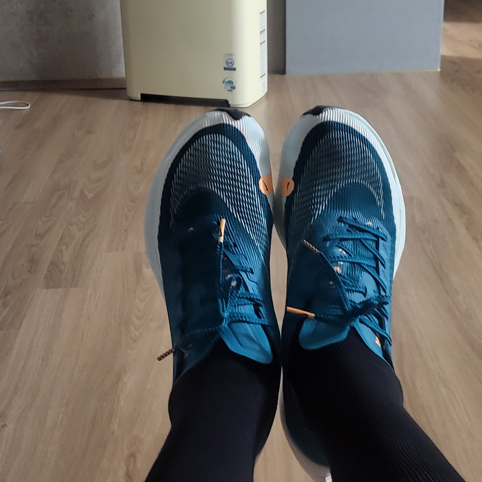 Nike ZoomX Vaporfly Next% 2 Bright Spruce Barely Green 착용 스타일