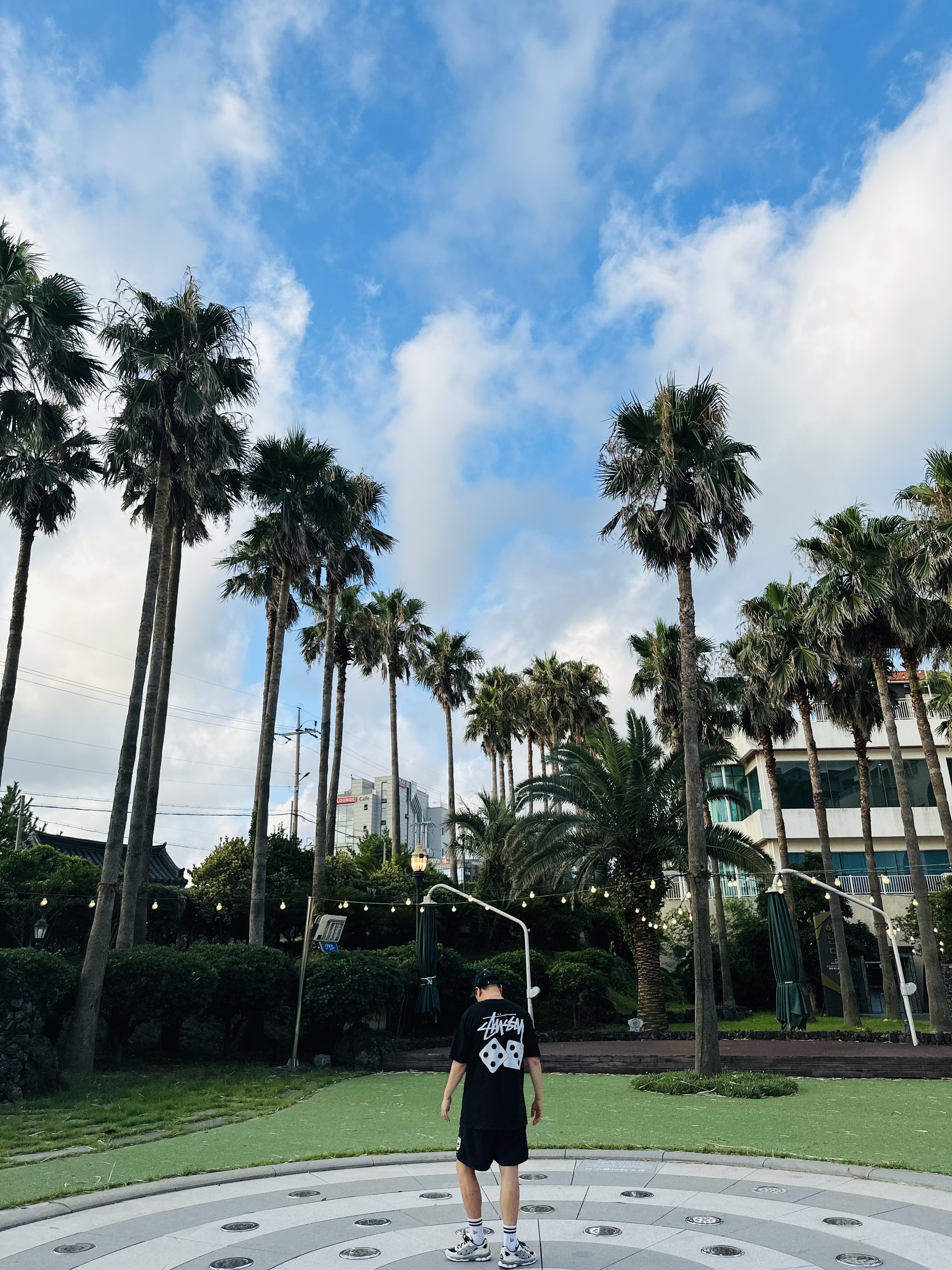 Stussy Basic Structured Low Pro Cap Black, Stussy Dice Pigment Dyed T-Shirt Black 2021 착용 스타일 - 4