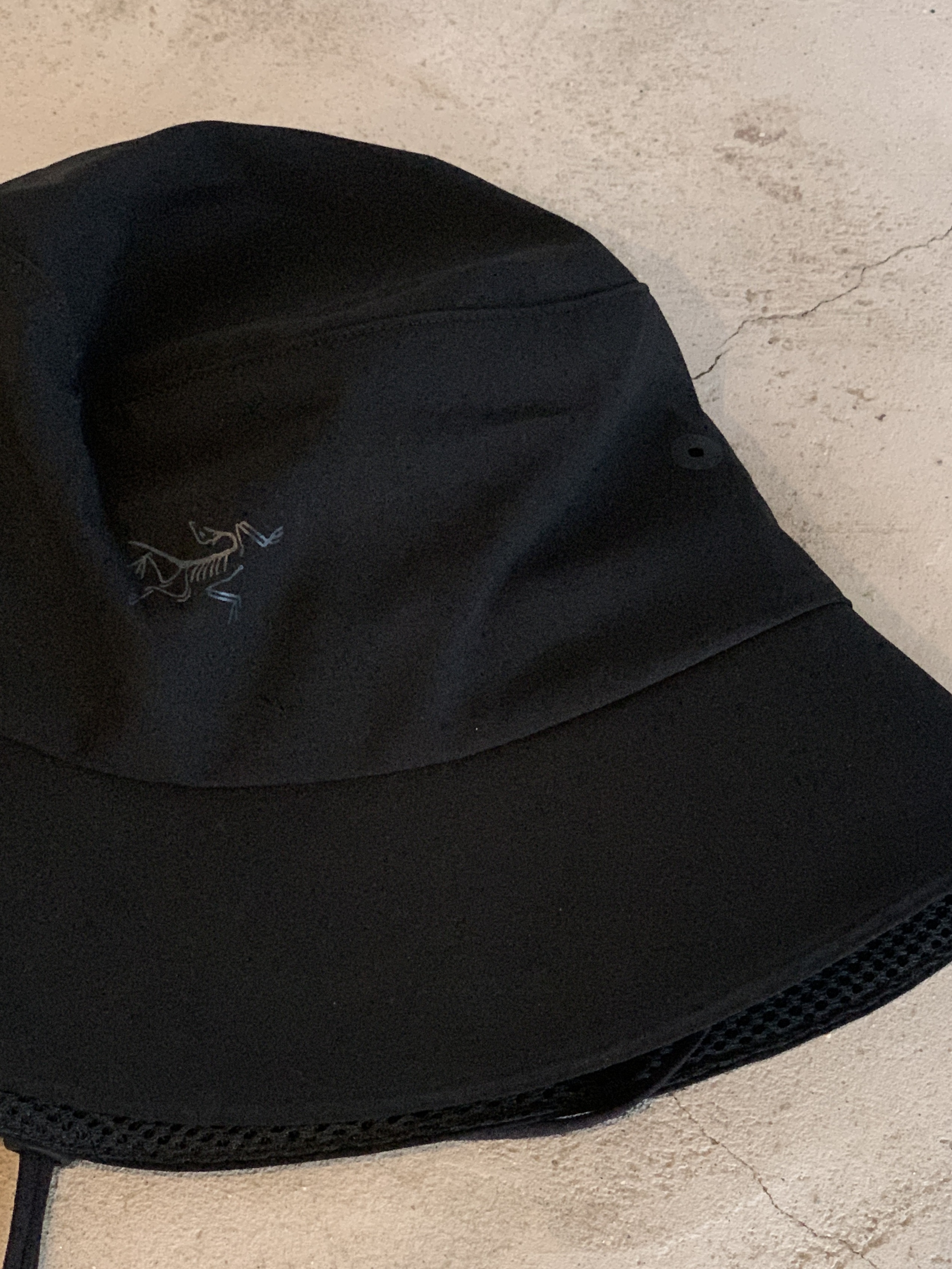 Arc'teryx Sinsolo Hat Black 착용 스타일 - 2
