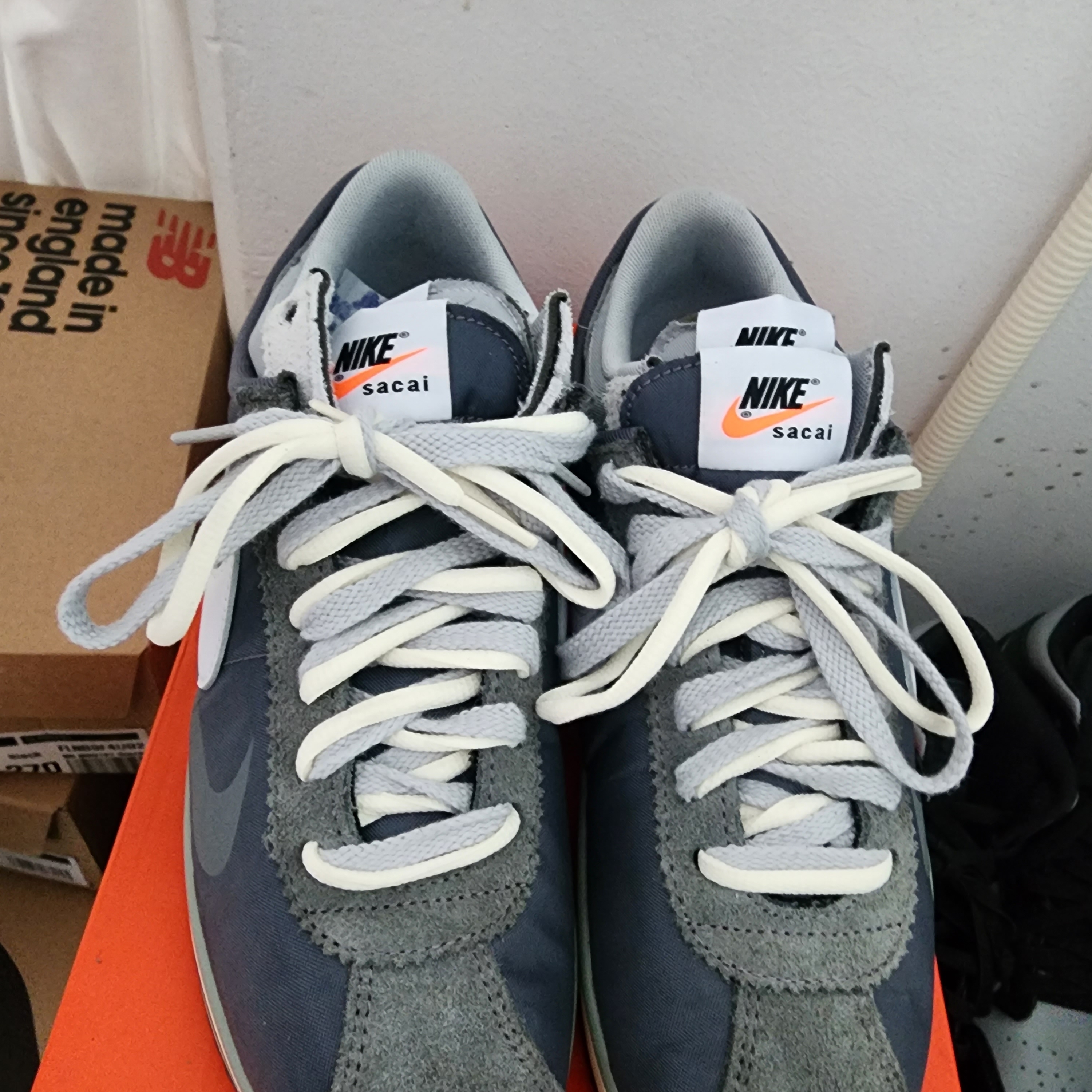 Nike x Sacai Zoom Cortez SP Iron Grey 착용 스타일