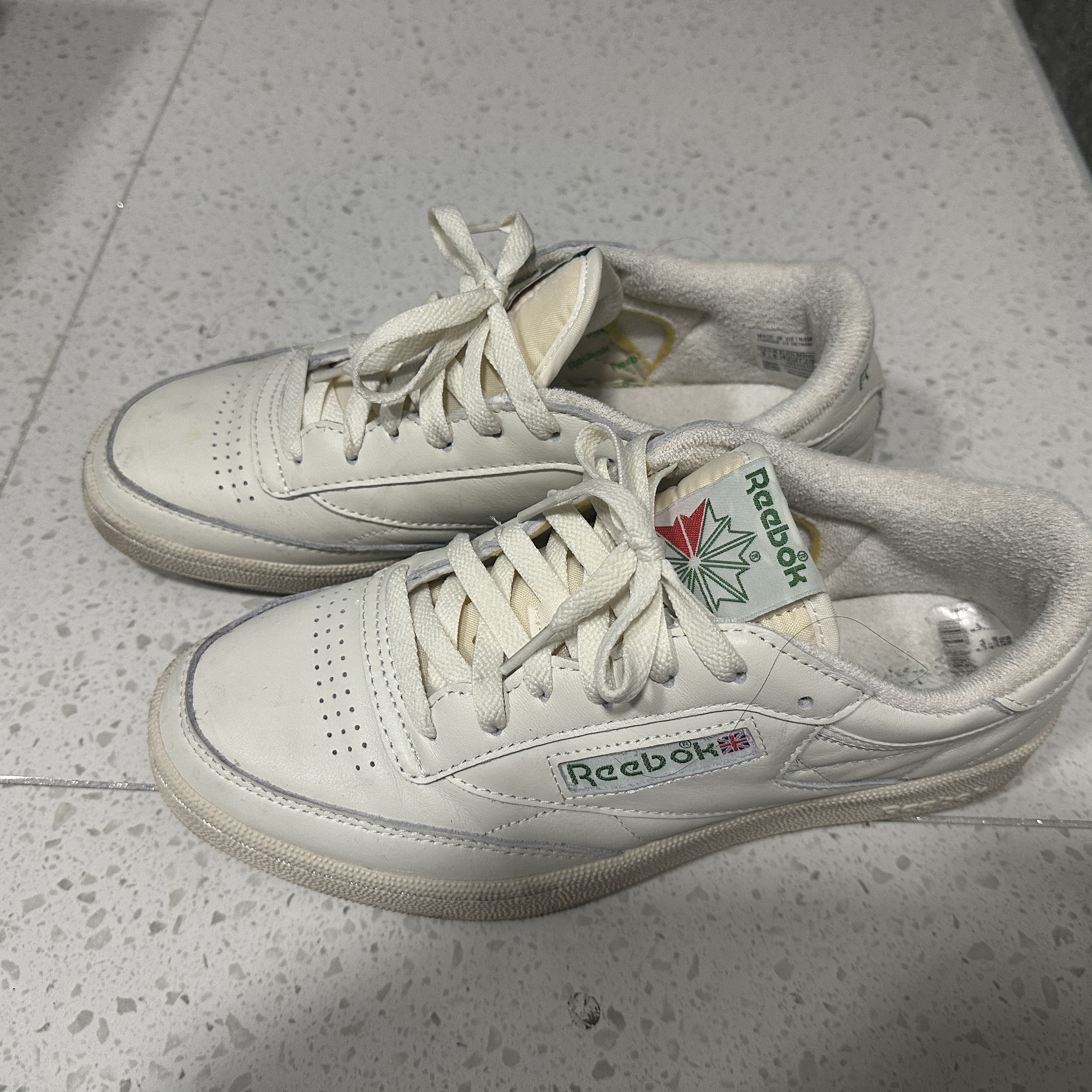 Reebok Club C 85 Vintage Retro White 착용 스타일
