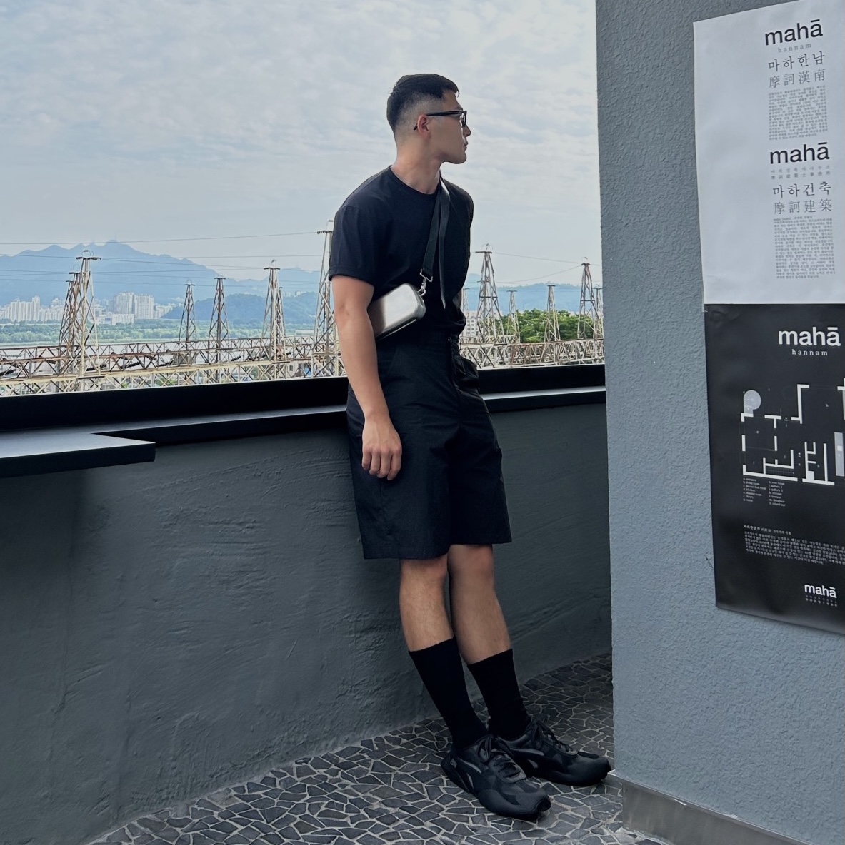 Puma Vaderon Black 착용 스타일 - 2