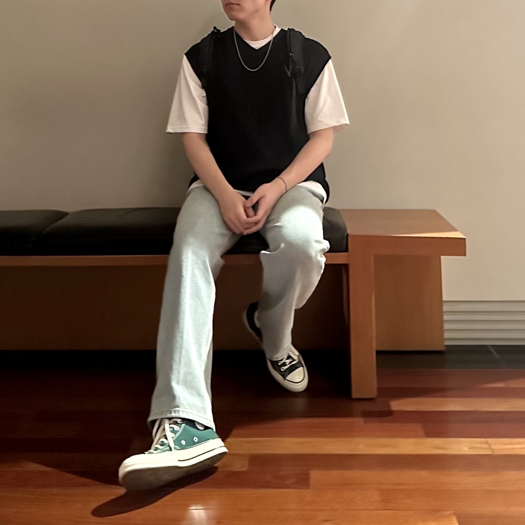 Converse Chuck 70 High Midnight Clover 착용 스타일