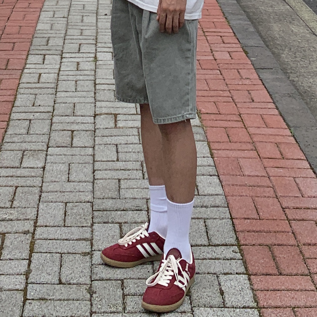 Adidas x Wales Bonner Samba Collegiate Orange 착용 스타일