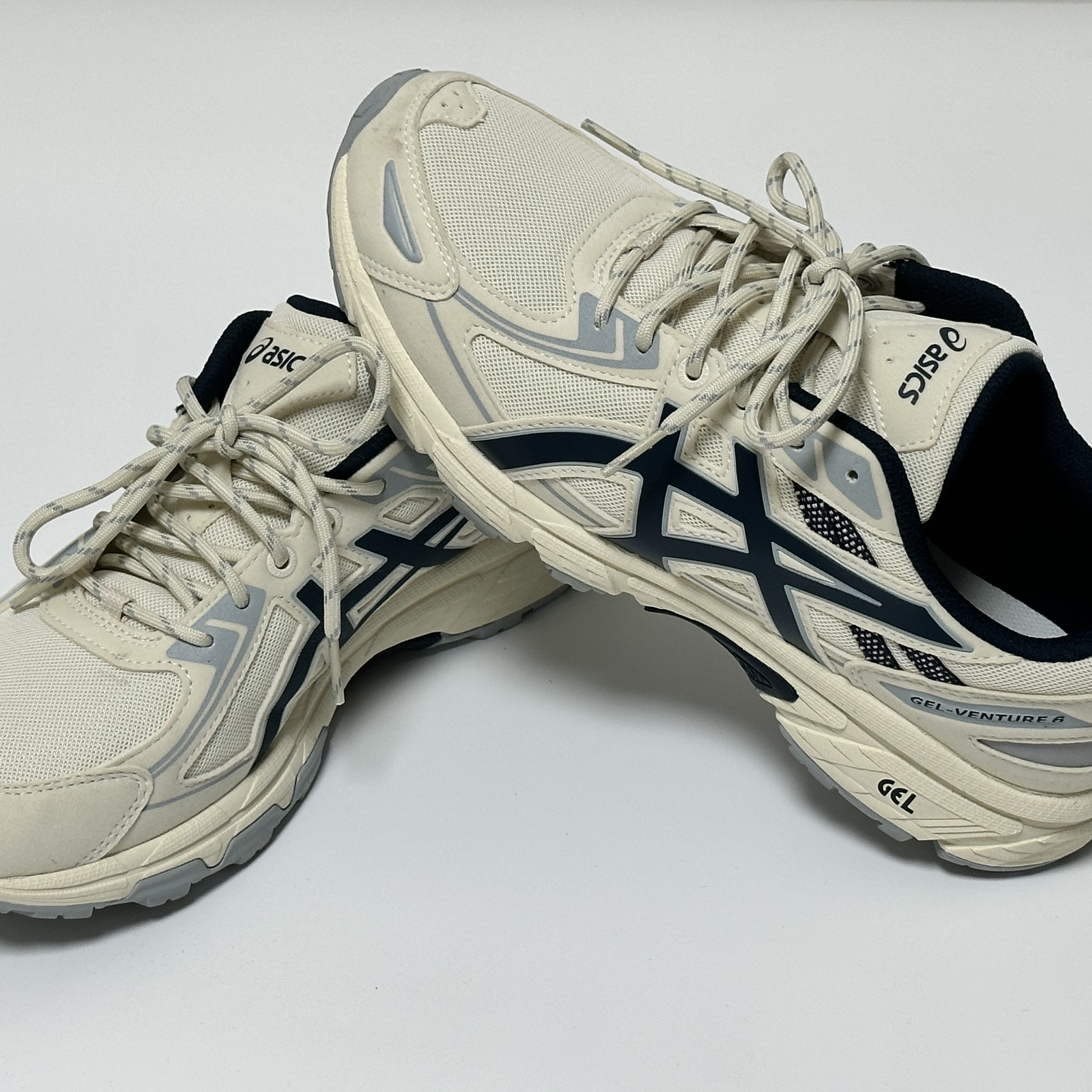 Asics Gel-Venture 6 SPS Birch French Blue 착용 스타일 - 1