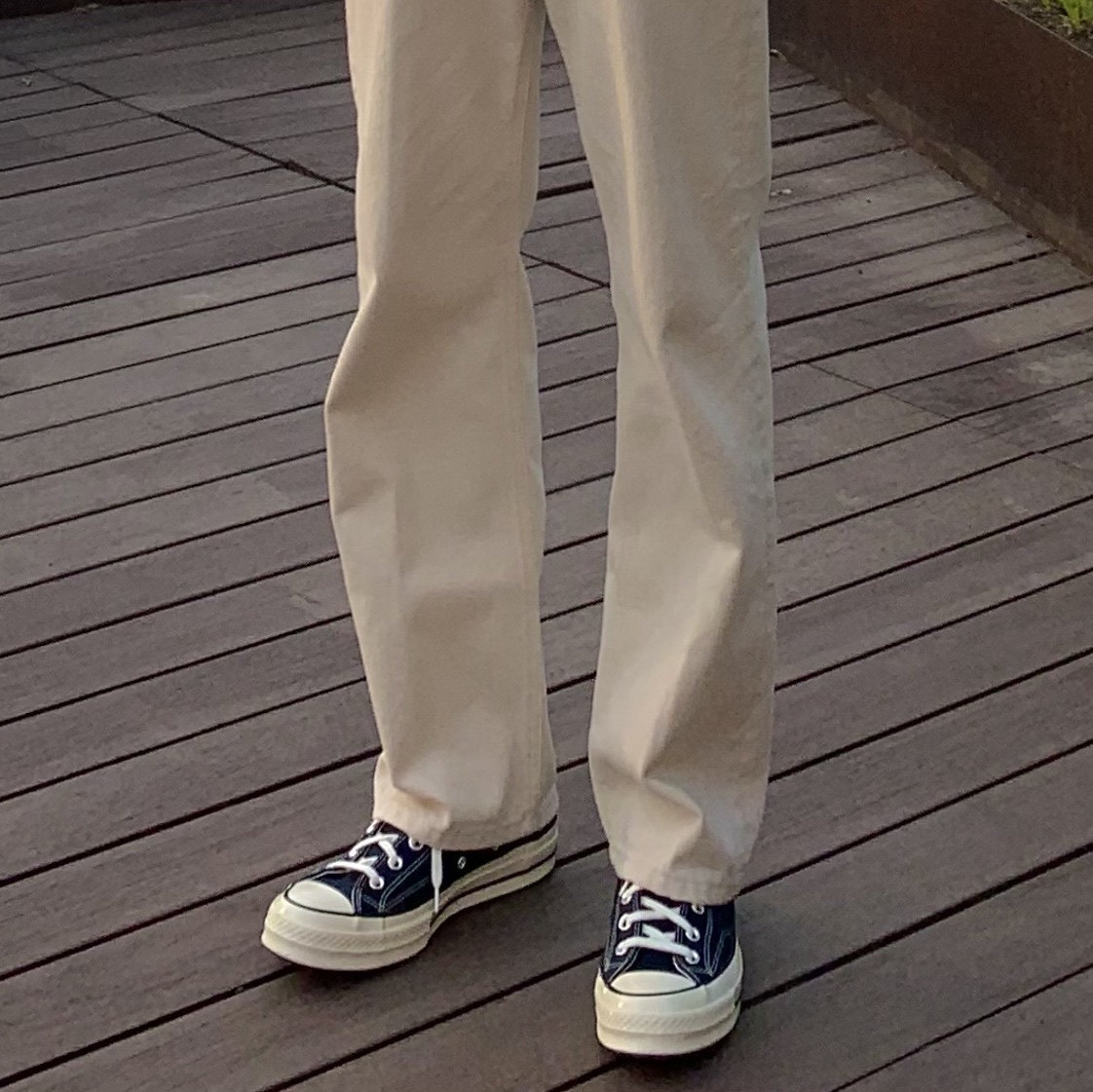 Converse Chuck 70 Ox Midnight Navy 착용 스타일