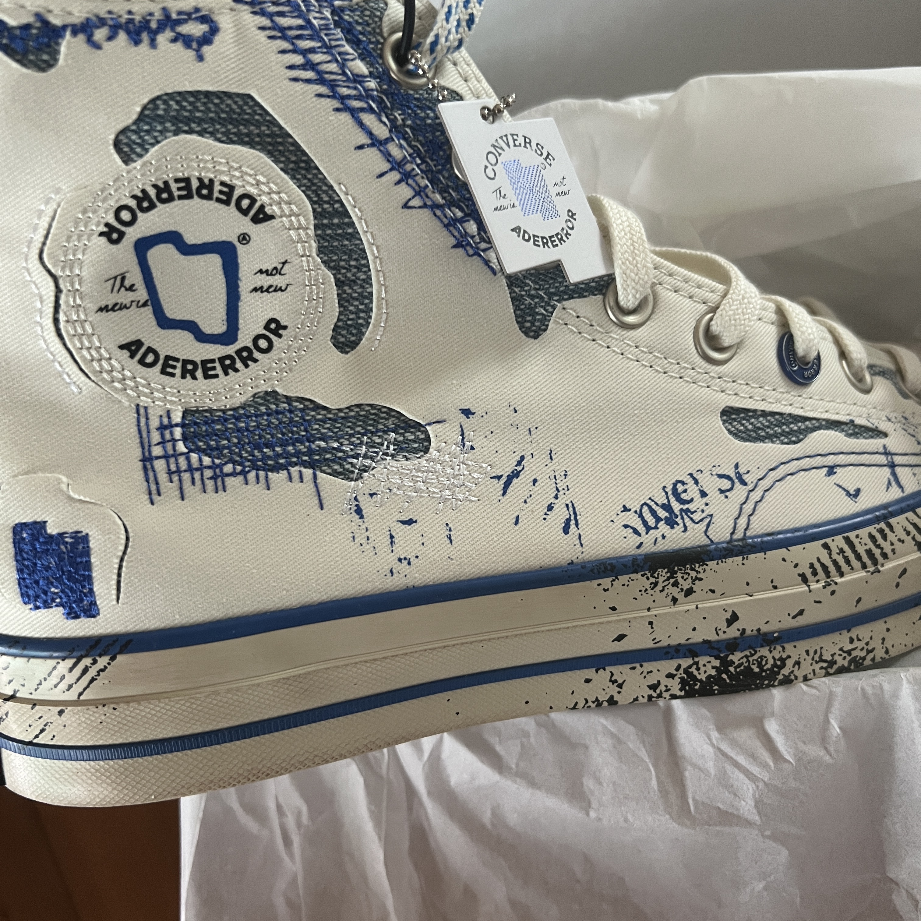 Converse x Ader Error Chuck 70 High White 착용 스타일