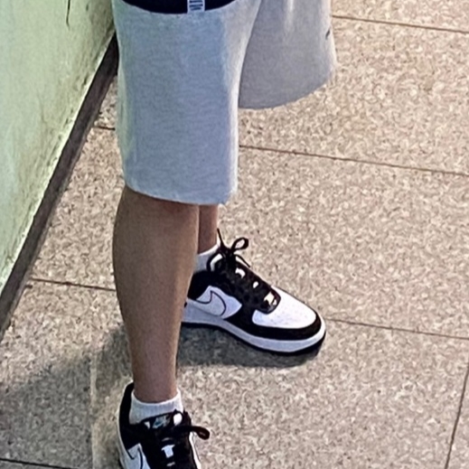 Nike Air Force 1 '07 Black White 착용 스타일