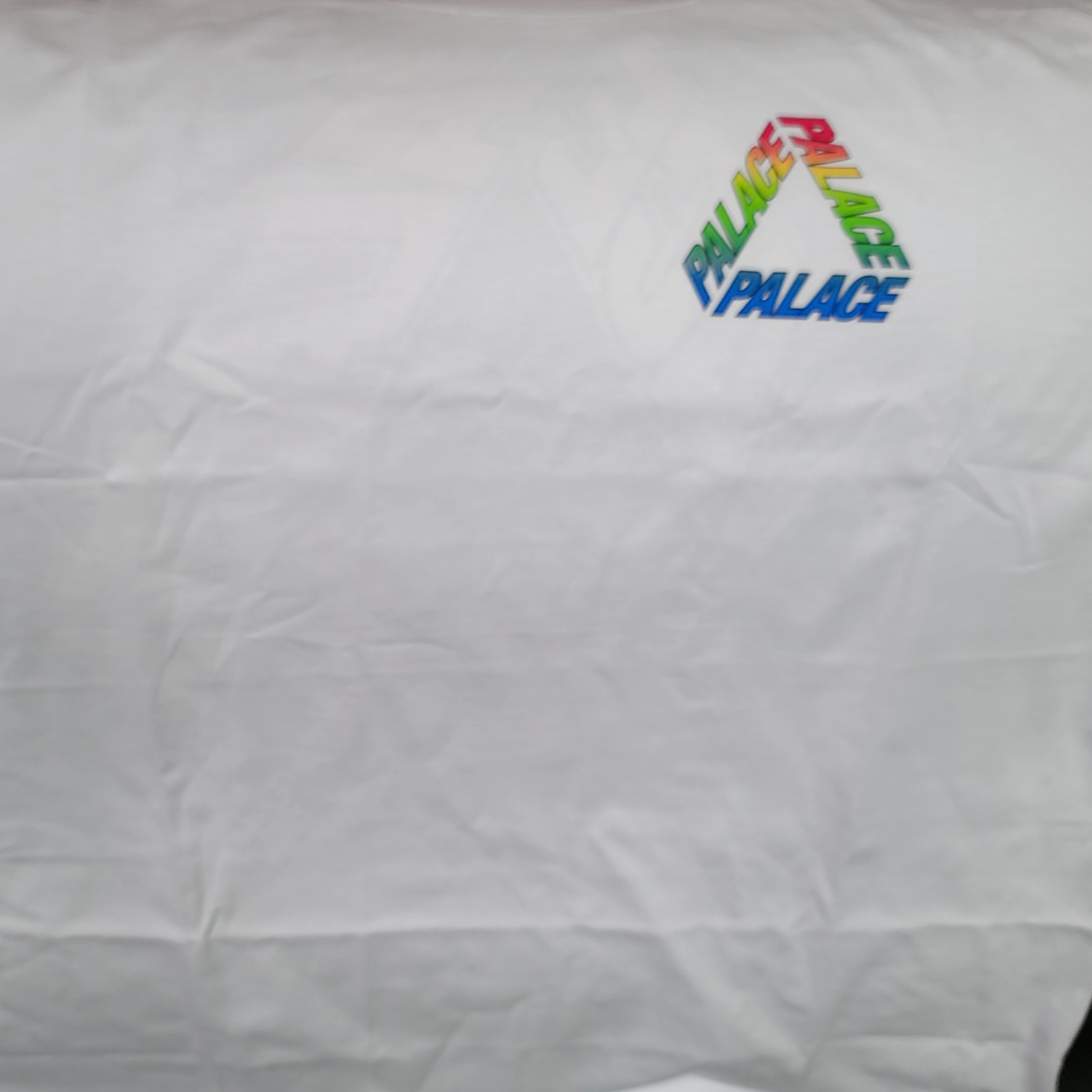 Palace Spectrum P3 T-Shirt White - 23SS 착용 스타일