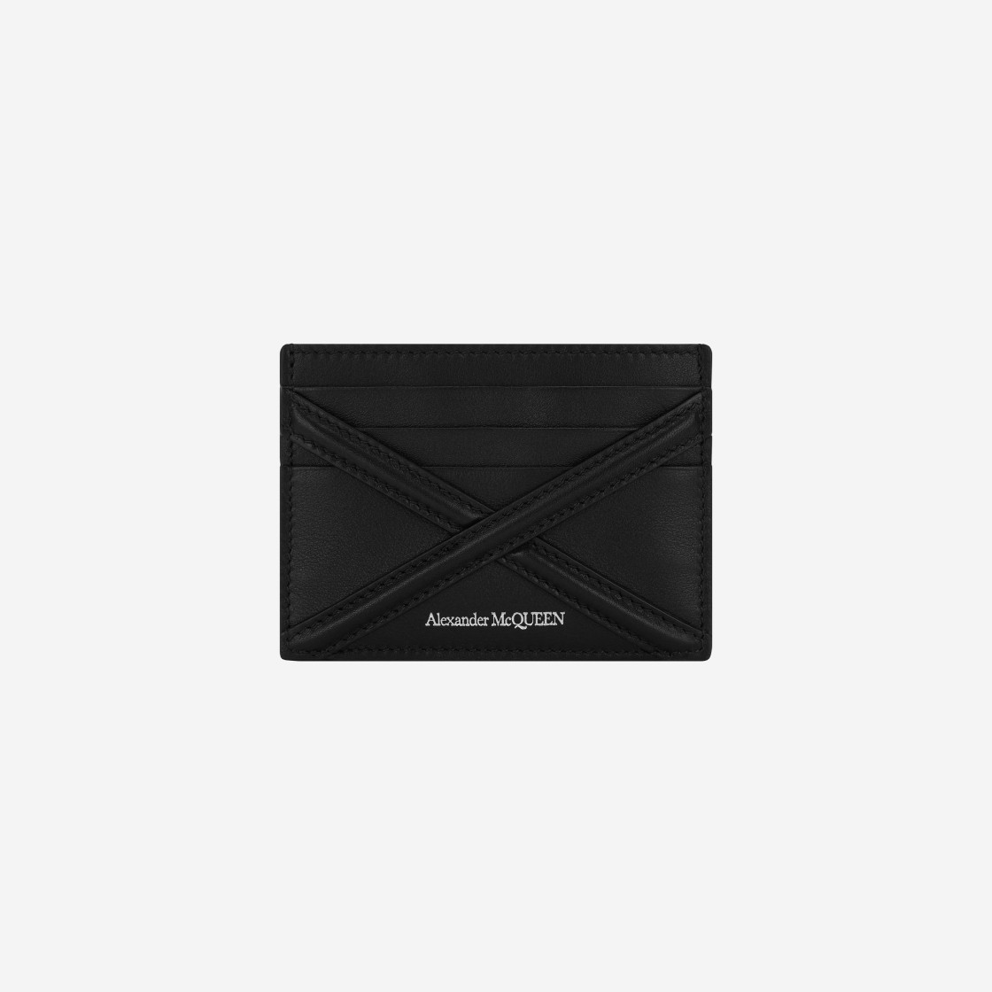 Alexander McQueen Harness Card Holder Black 상세 이미지 1