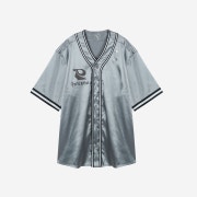 Porta Women Glossy Rugby Top Grey