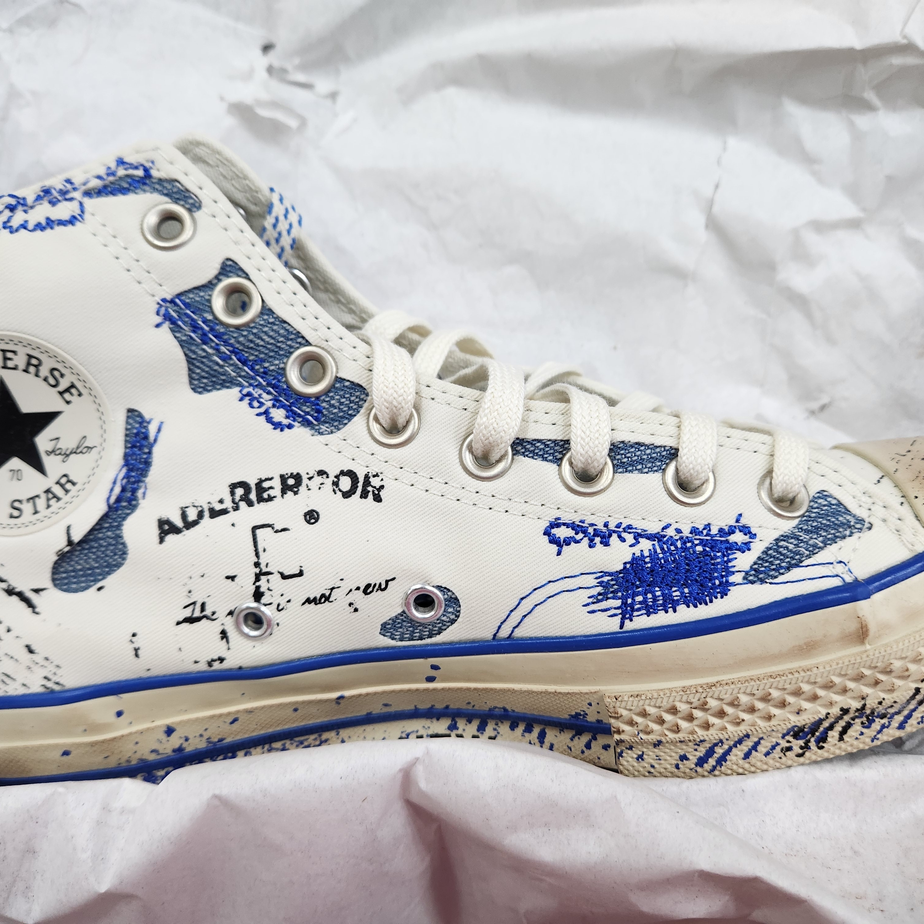Converse x Ader Error Chuck 70 High White 착용 스타일