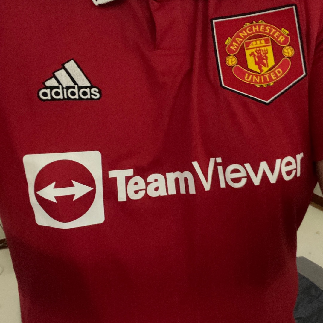 Adidas Manchester United 2022/23 Home Jersey Real Red - KR Sizing (Non Marking Ver.) 착용 스타일