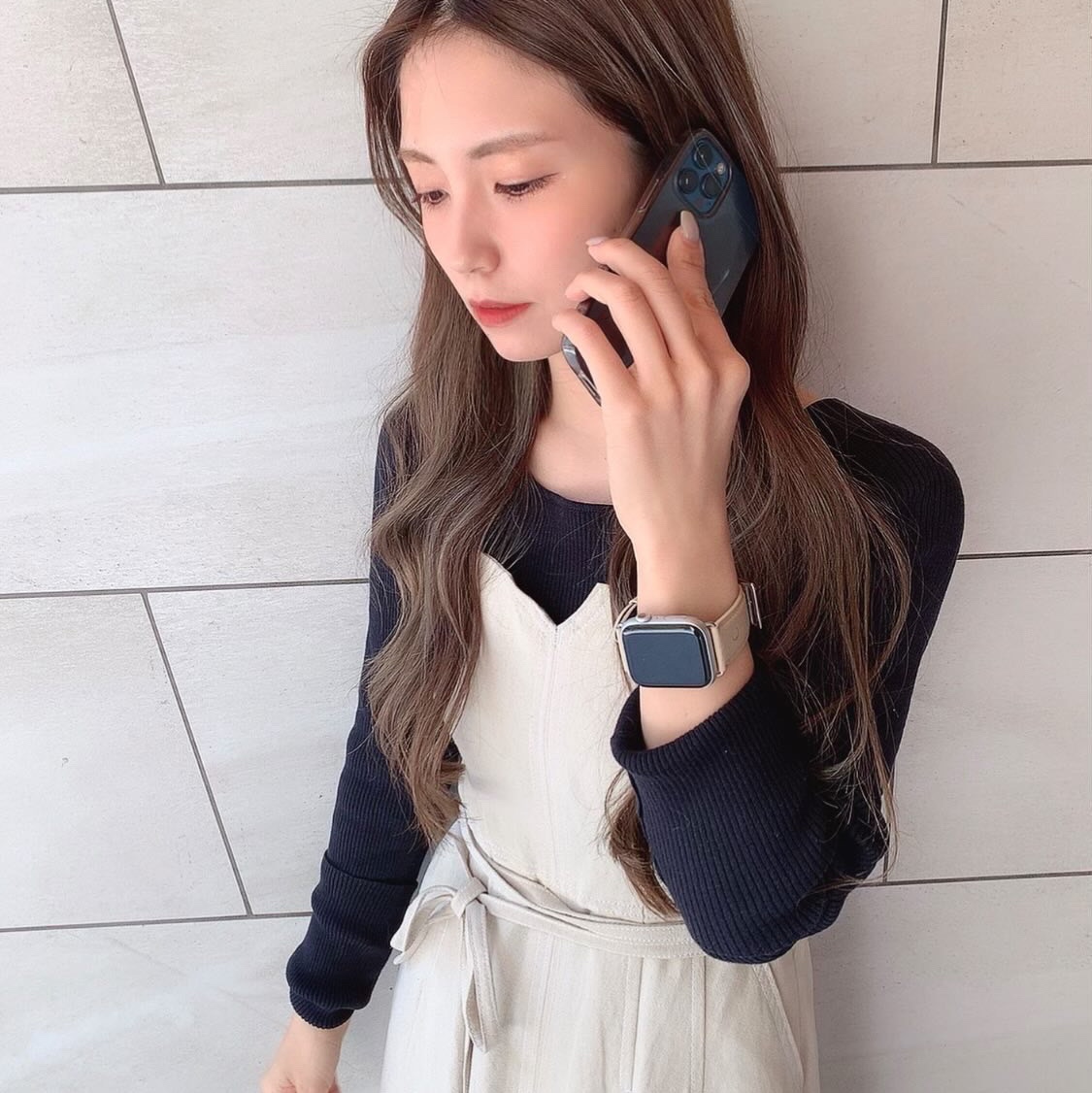 [KREAM 단독] Maison de Sabre The Apple Watch Band Saharan Nude 착용 스타일 - 2