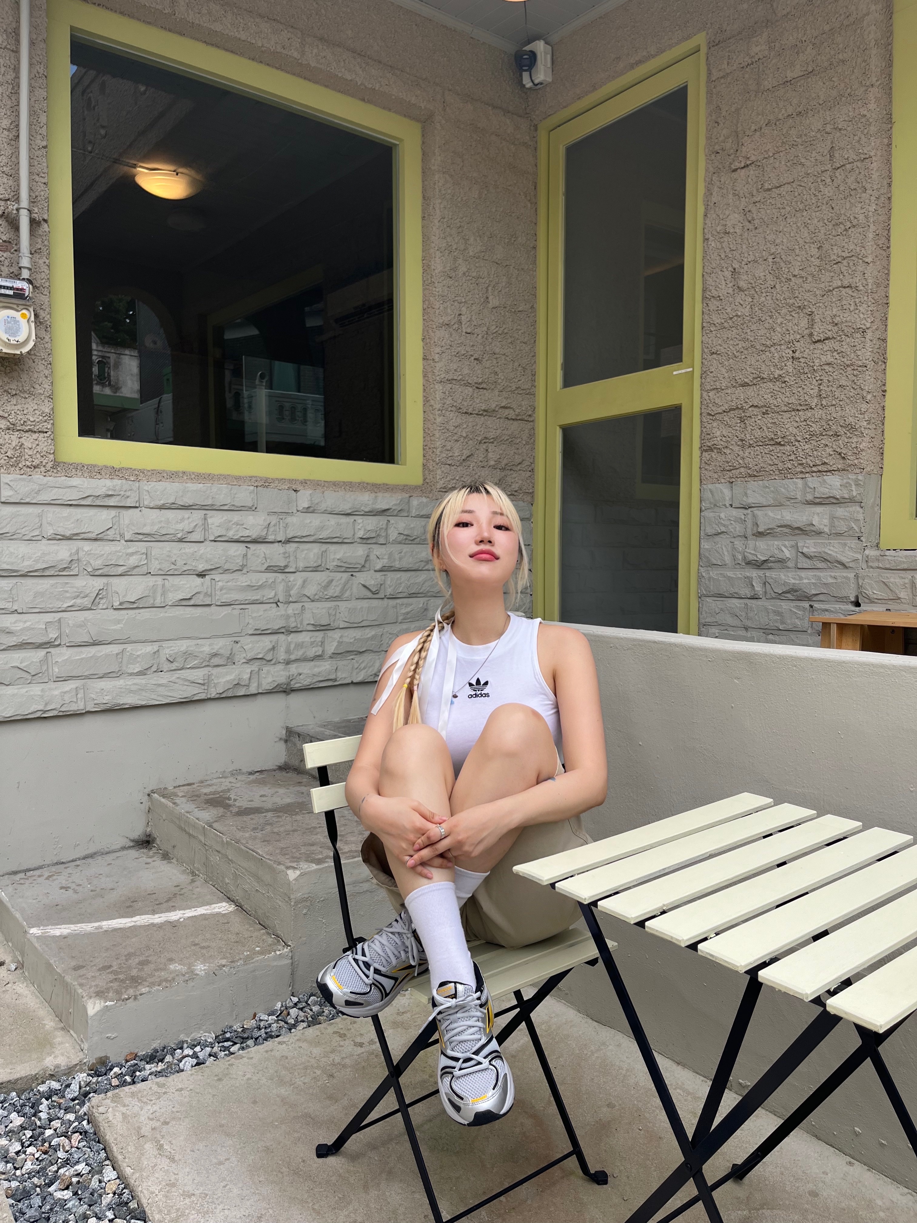 Reebok Premier Road Plus VI Yellow 착용 스타일 - 5
