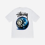 Stussy x Born X Raised 8 Ball T-Shirt White