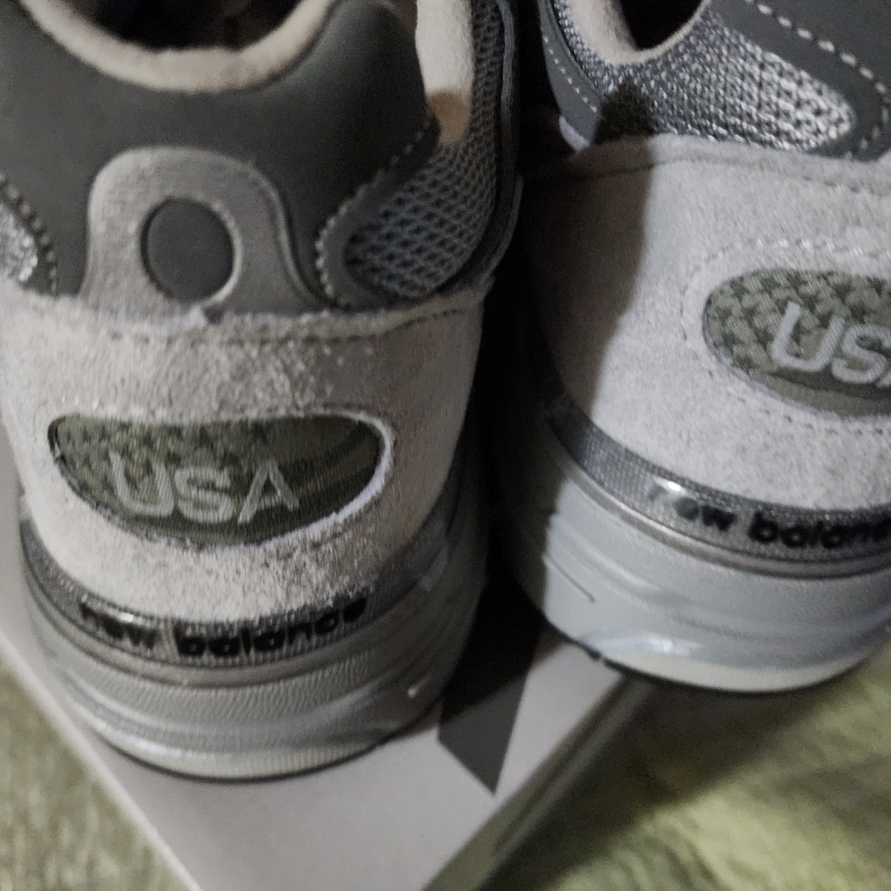 New Balance 993 Made in USA Grey - D Standard 착용 스타일 - 1