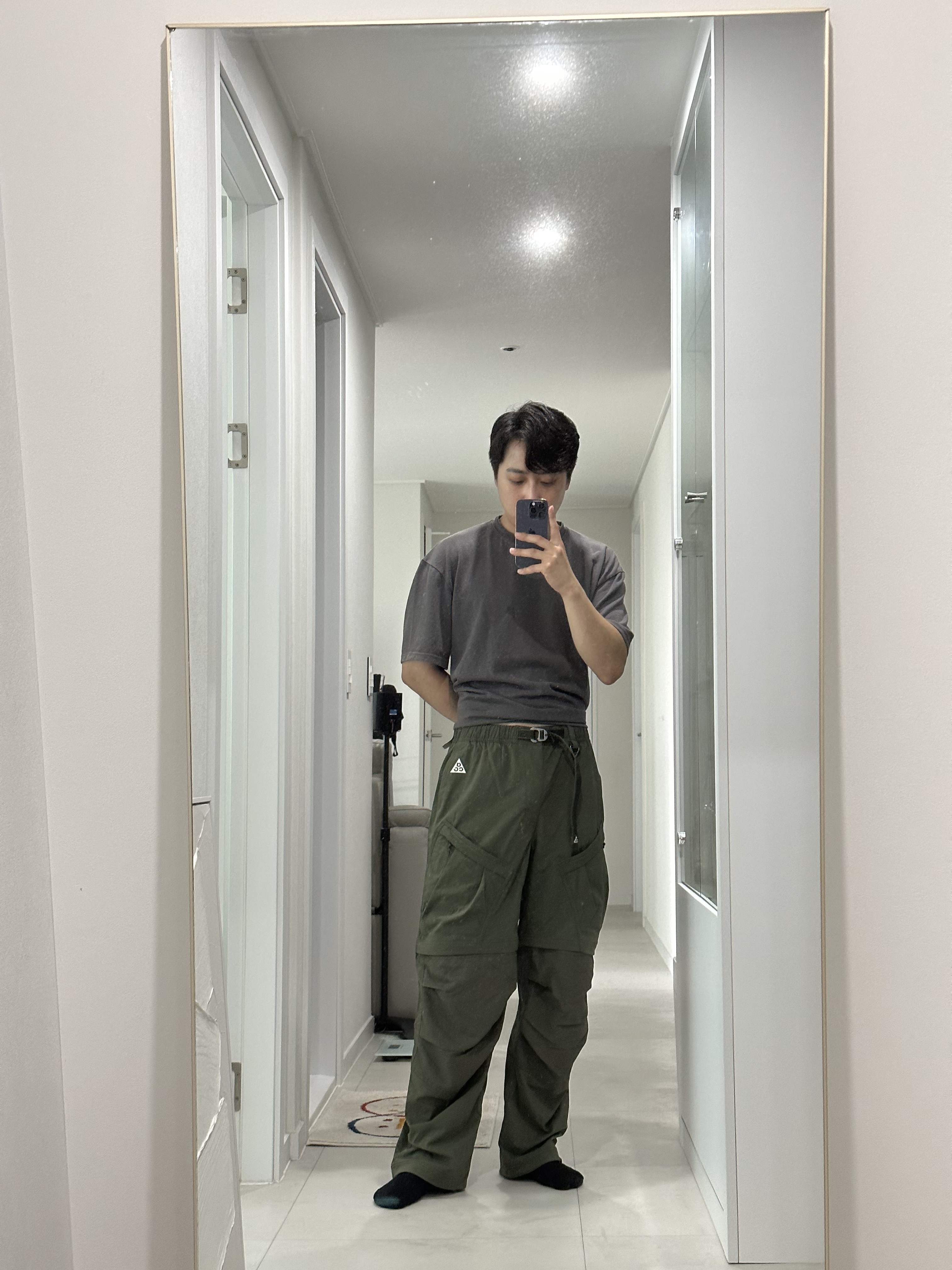 Nike ACG Smith Summit Cargo Pants Cargo Khaki - US/EU 착용 스타일