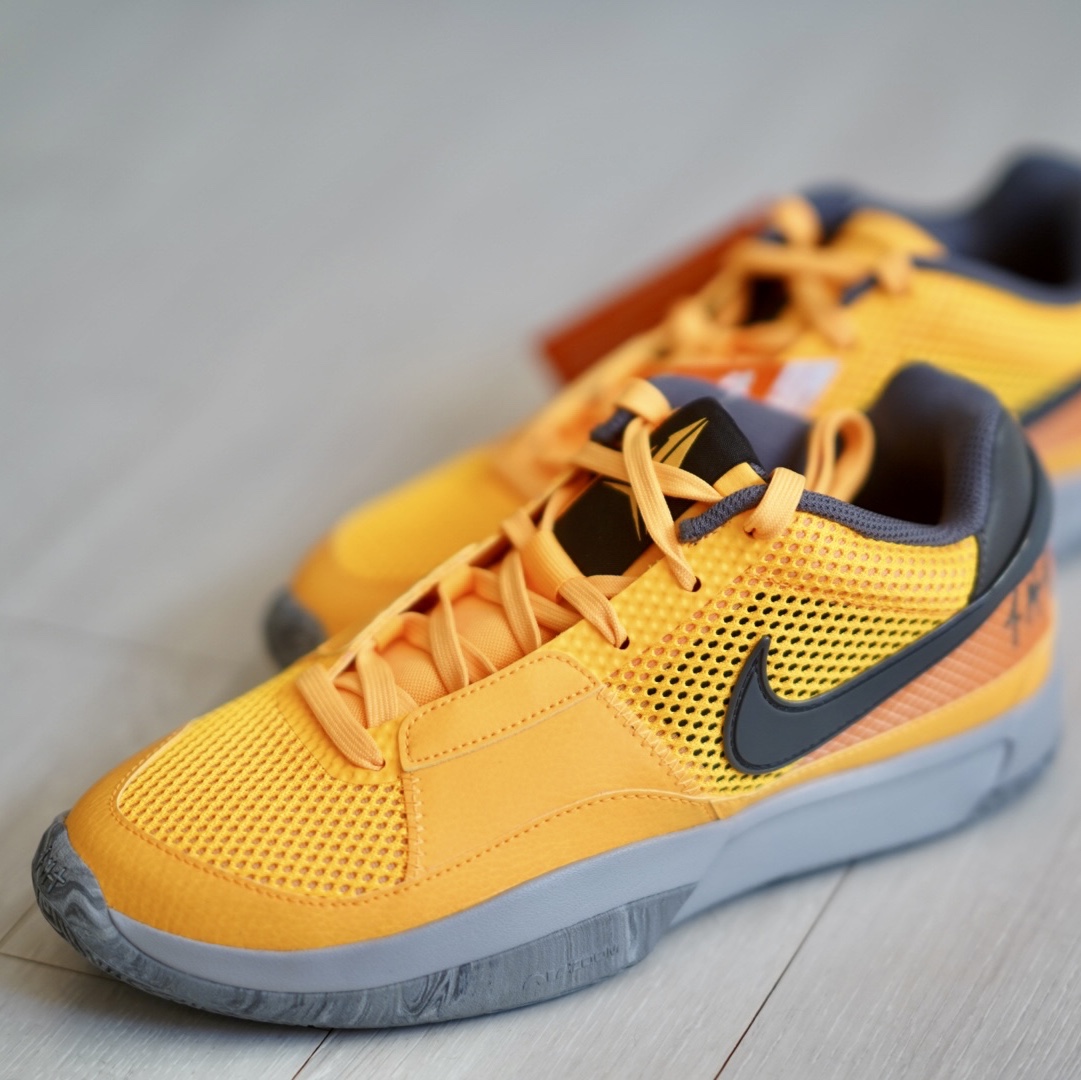 Nike Ja 1 PE EP Laser Orange 착용 스타일 - 1