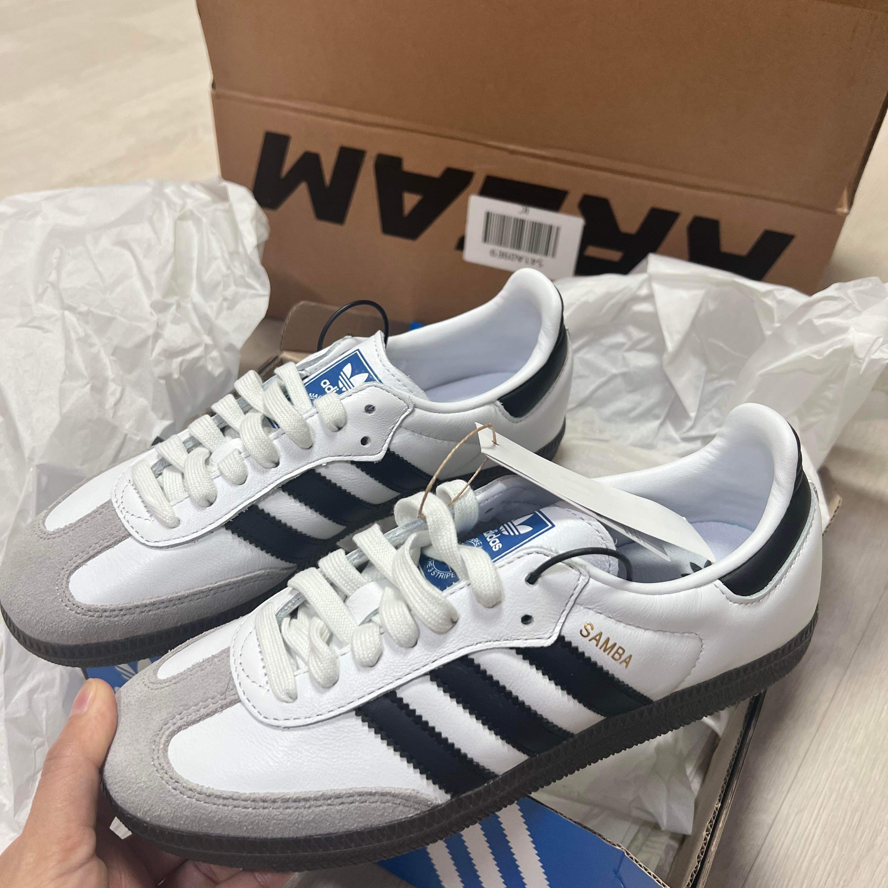 Adidas Samba OG Cloud White 착용 스타일 - 2