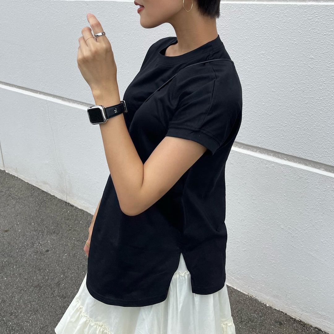 [KREAM 단독] Maison de Sabre The Apple Watch Band Pink Lily, [KREAM 단독] Maison de Sabre The Apple Watch Band Black Caviar 착용 스타일 - 4