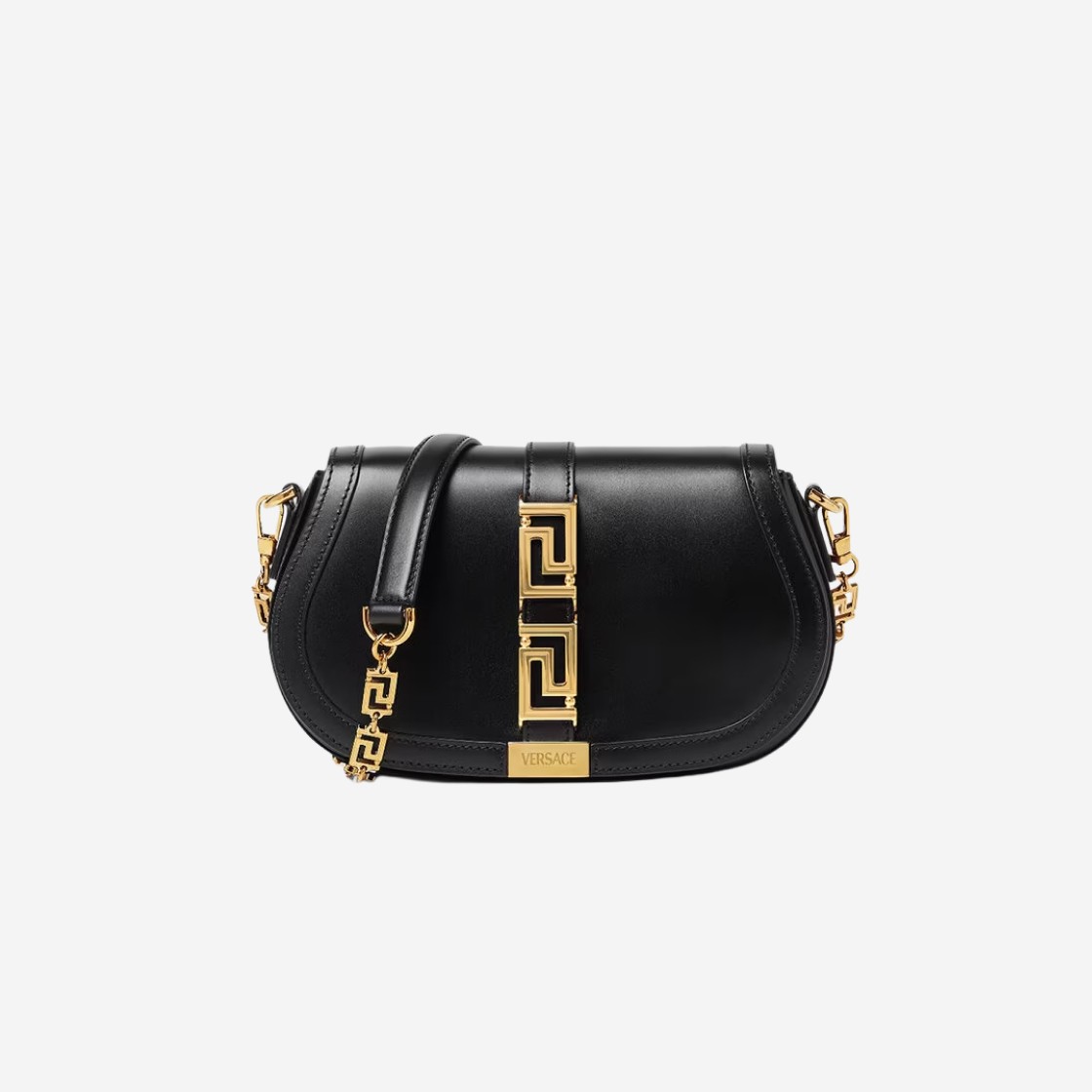 Versace Greca Goddess Shoulder Bag Black 상세 이미지 1