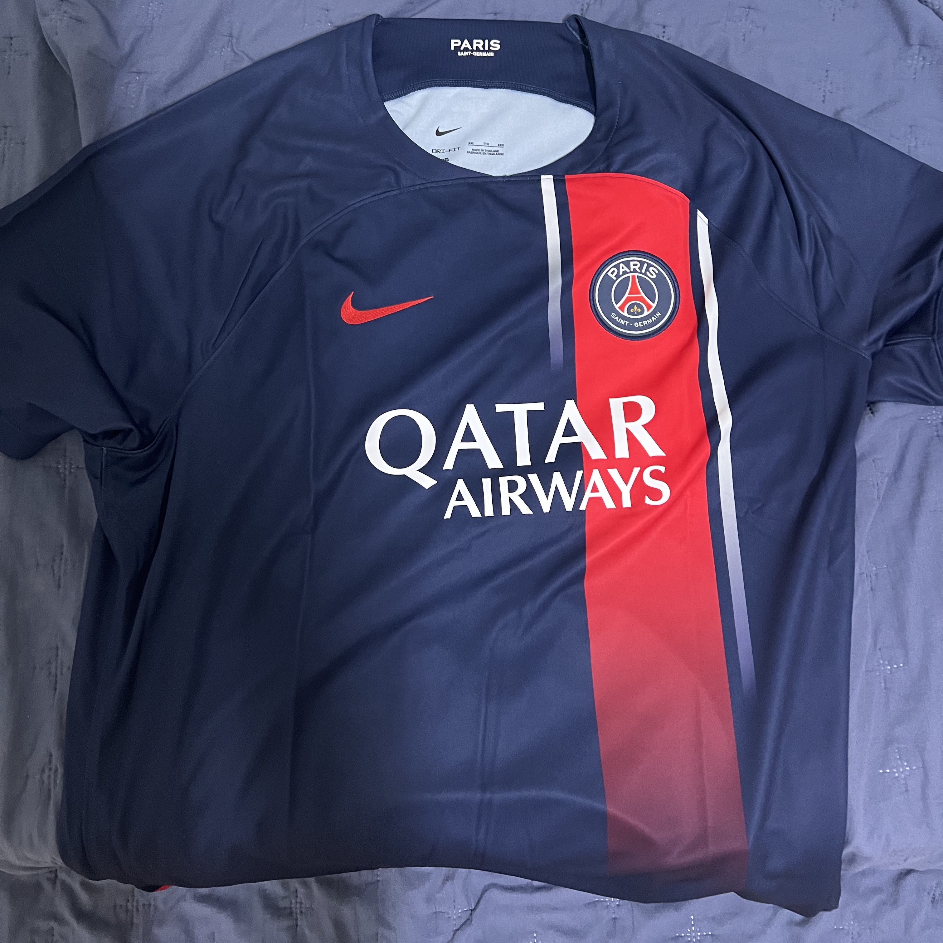 Nike Paris Saint-Germain 2023/24 Dri-Fit Stadium Home Jersey Midnight Navy (Non Marking Ver.) 착용 스타일