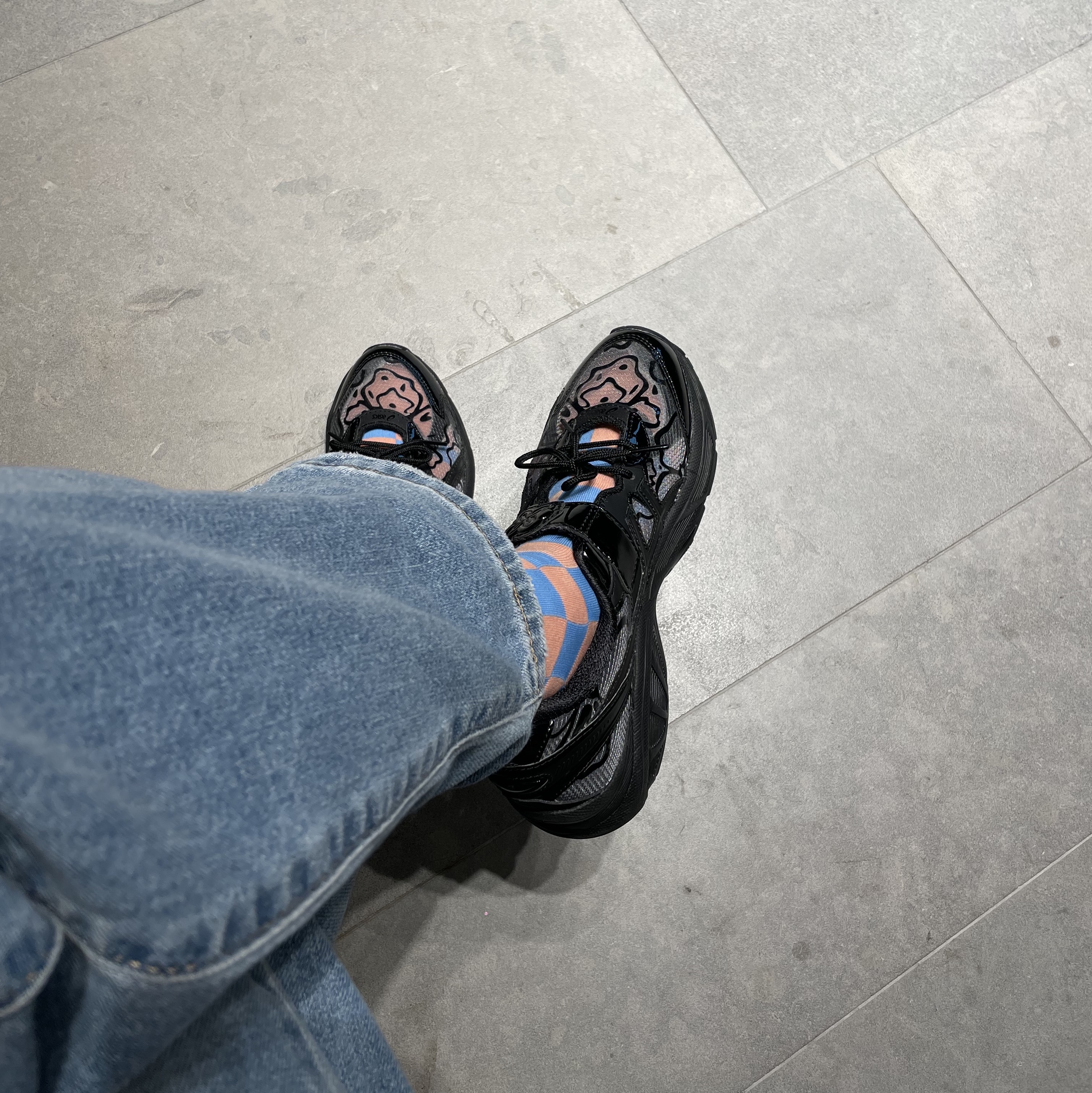 Asics x Cecilie Bahnsen GT-2160 Black 착용 스타일 - 2