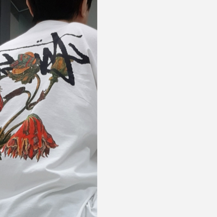 Stussy Withered Flower T-Shirt White, Nike Dunk Low Retro PRM Halloween 착용 스타일 - 2