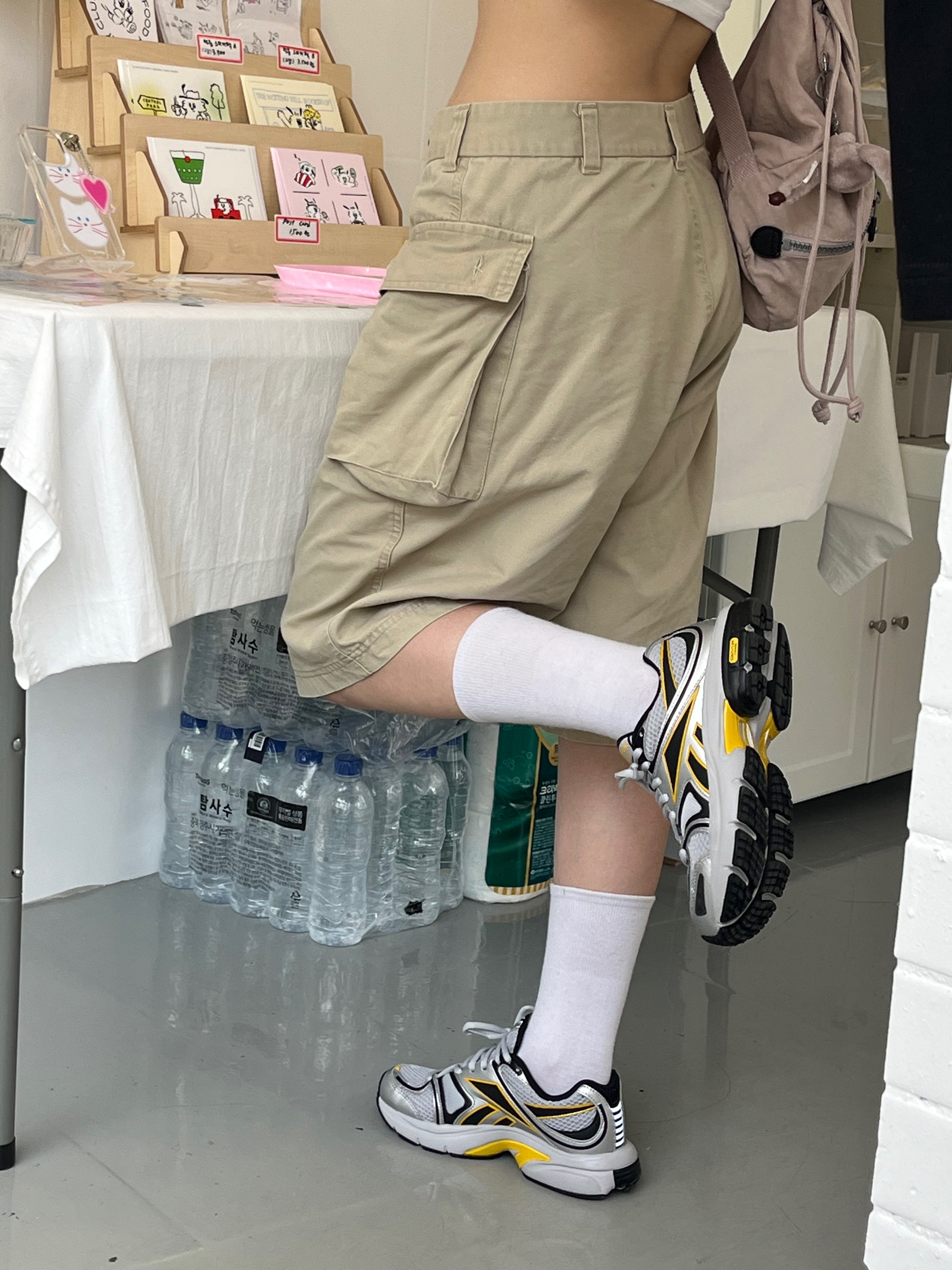 Reebok Premier Road Plus VI Yellow 착용 스타일 - 2