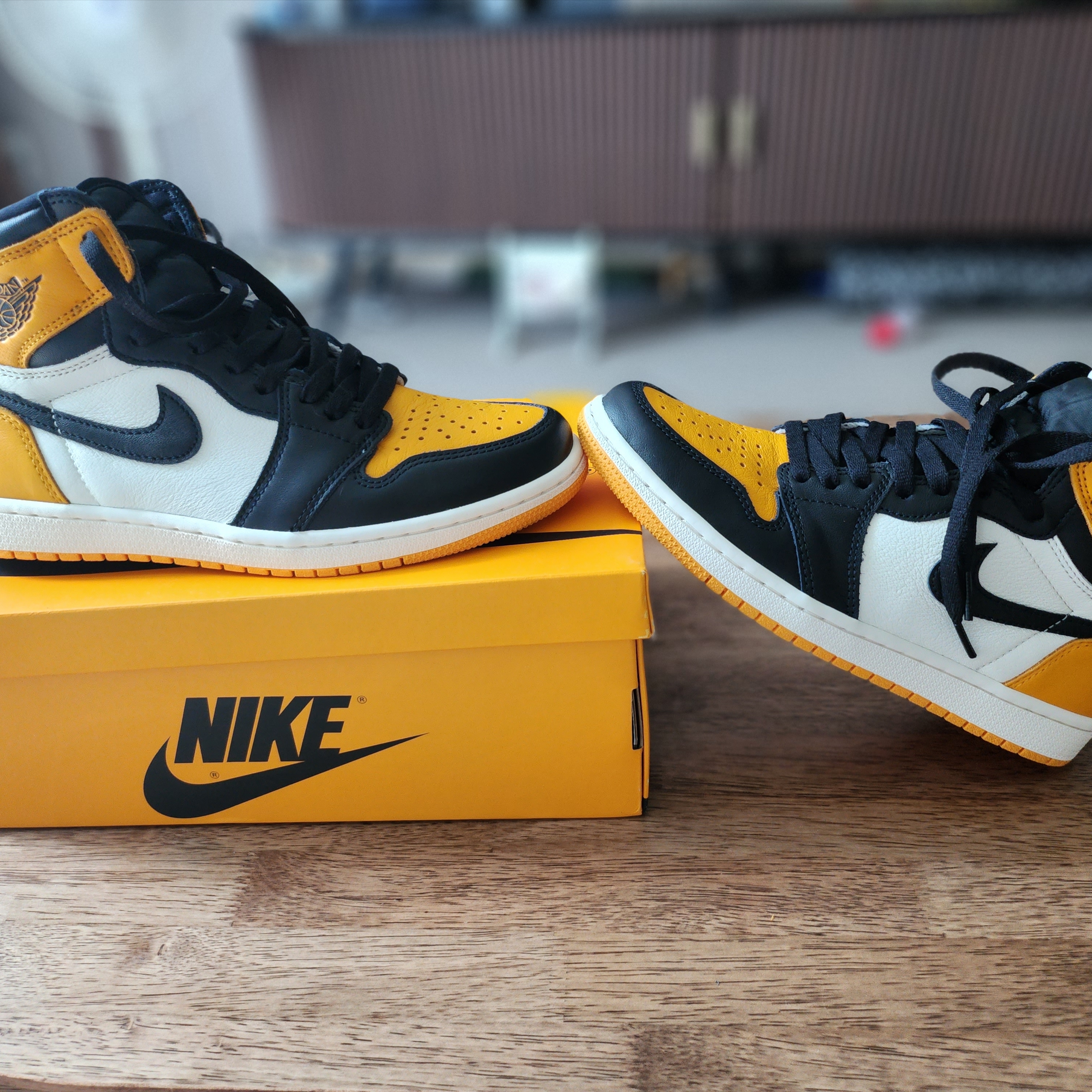 Jordan 1 Retro High OG Taxi 착용 스타일
