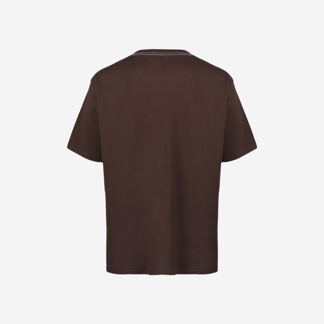 Auralee Cotton Mesh T-Shirt Dark Brown - 23SS 상세 이미지 2