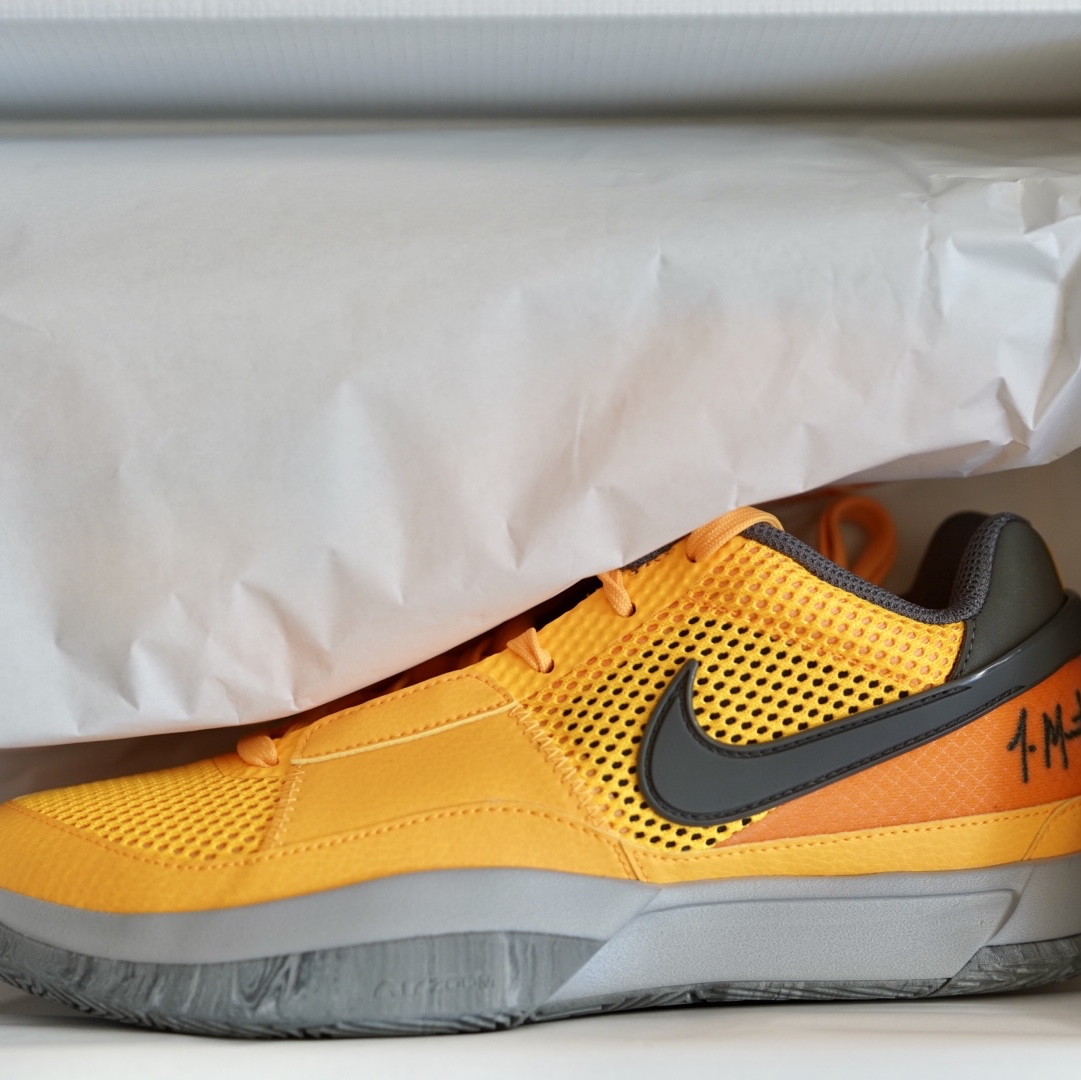 Nike Ja 1 PE EP Laser Orange 착용 스타일 - 3