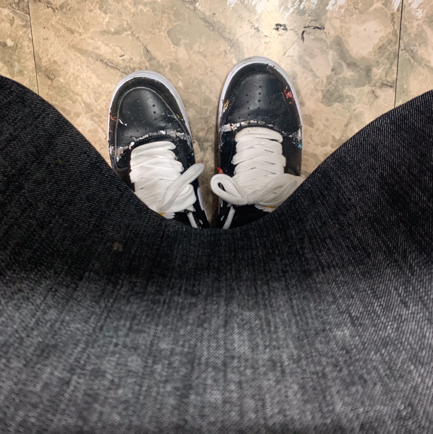 Nike x Peaceminusone Air Force 1 Low Para-Noise 착용 스타일