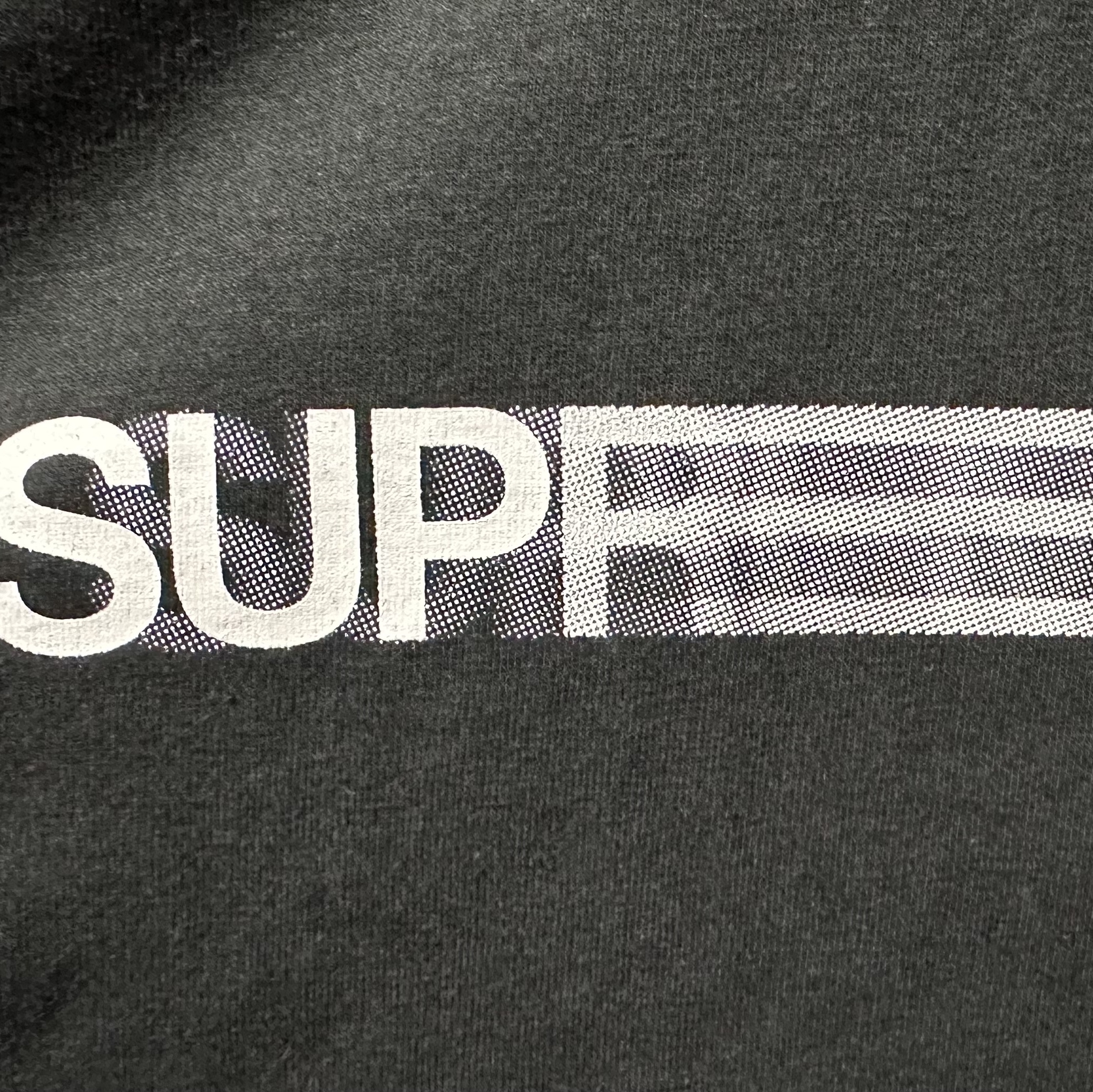 Supreme Motion Logo T-Shirt Black - 23SS 착용 스타일 - 2
