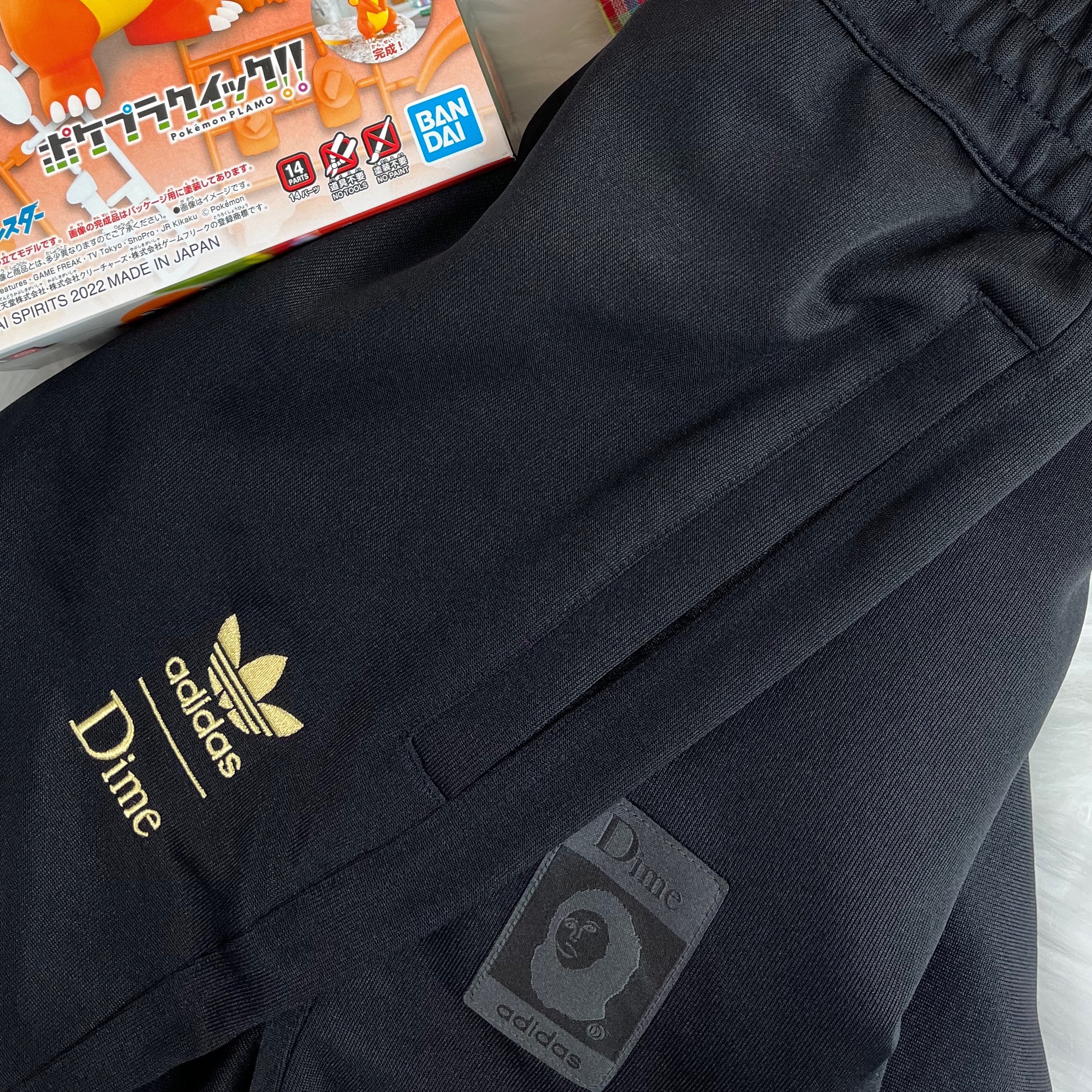 Adidas x Dime Superfire Track Pants Black - KR Sizing 착용 스타일